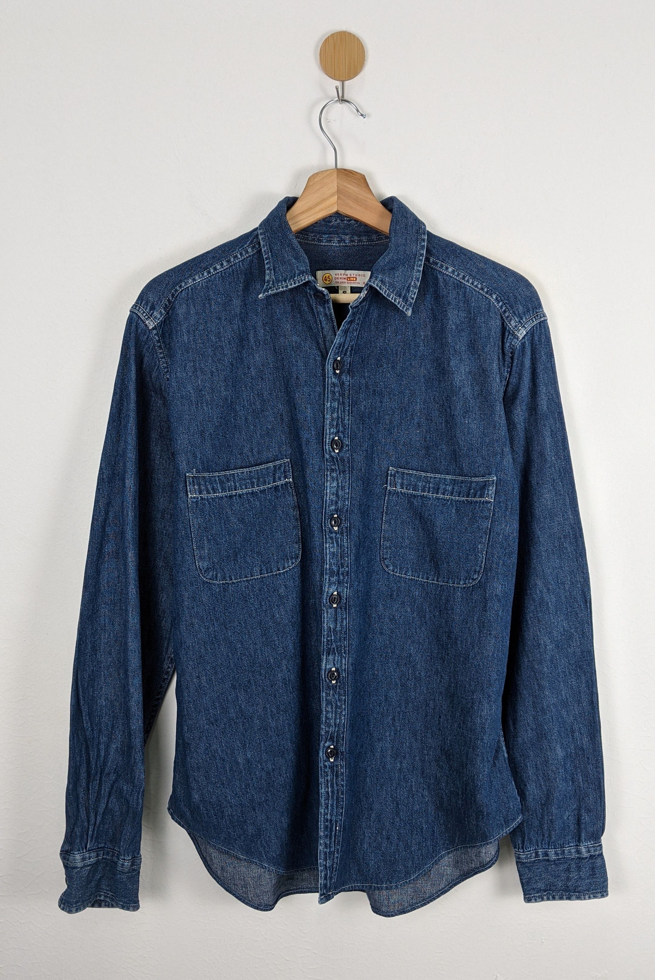 45rpm 45RPM Studio Denim Jeans Shirt Size US S / EU 44-46 / 1 - 1 Thumbnail