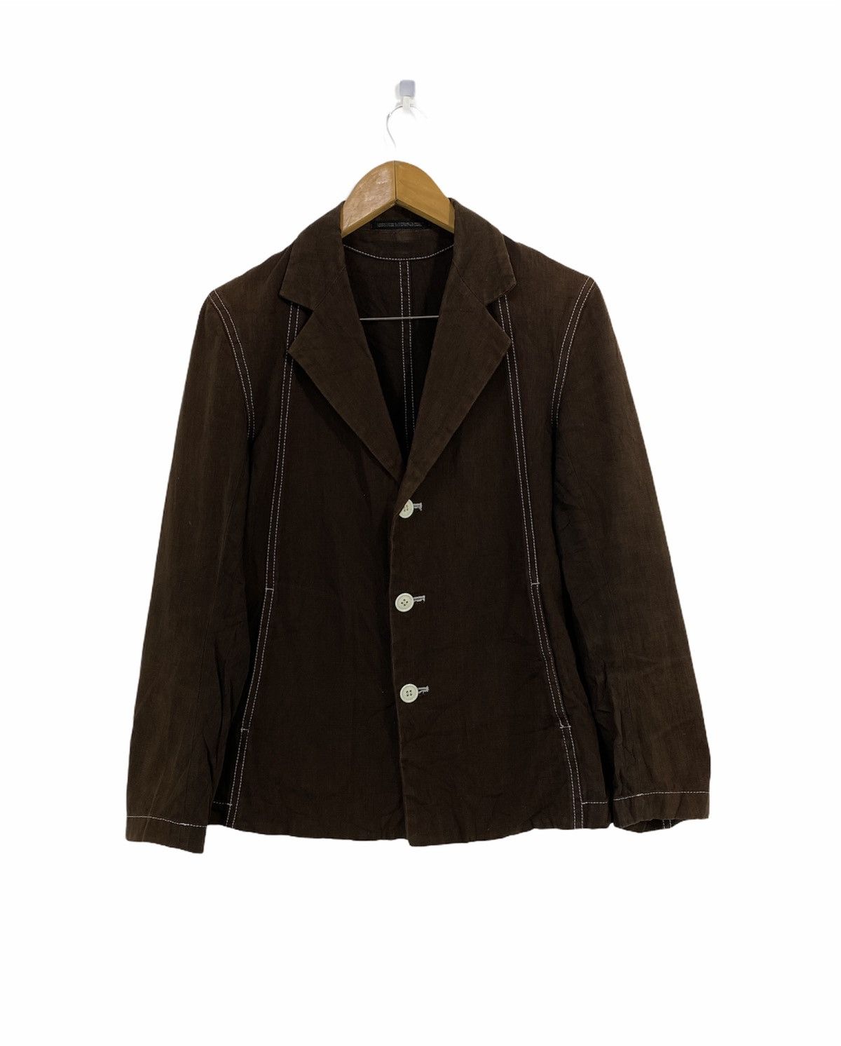 Y's × Yohji Yamamoto Yohji Yamamoto Y’s Cotton Jacket Design Japanese Designer Size US S / EU 44-46 / 1 - 1 Thumbnail