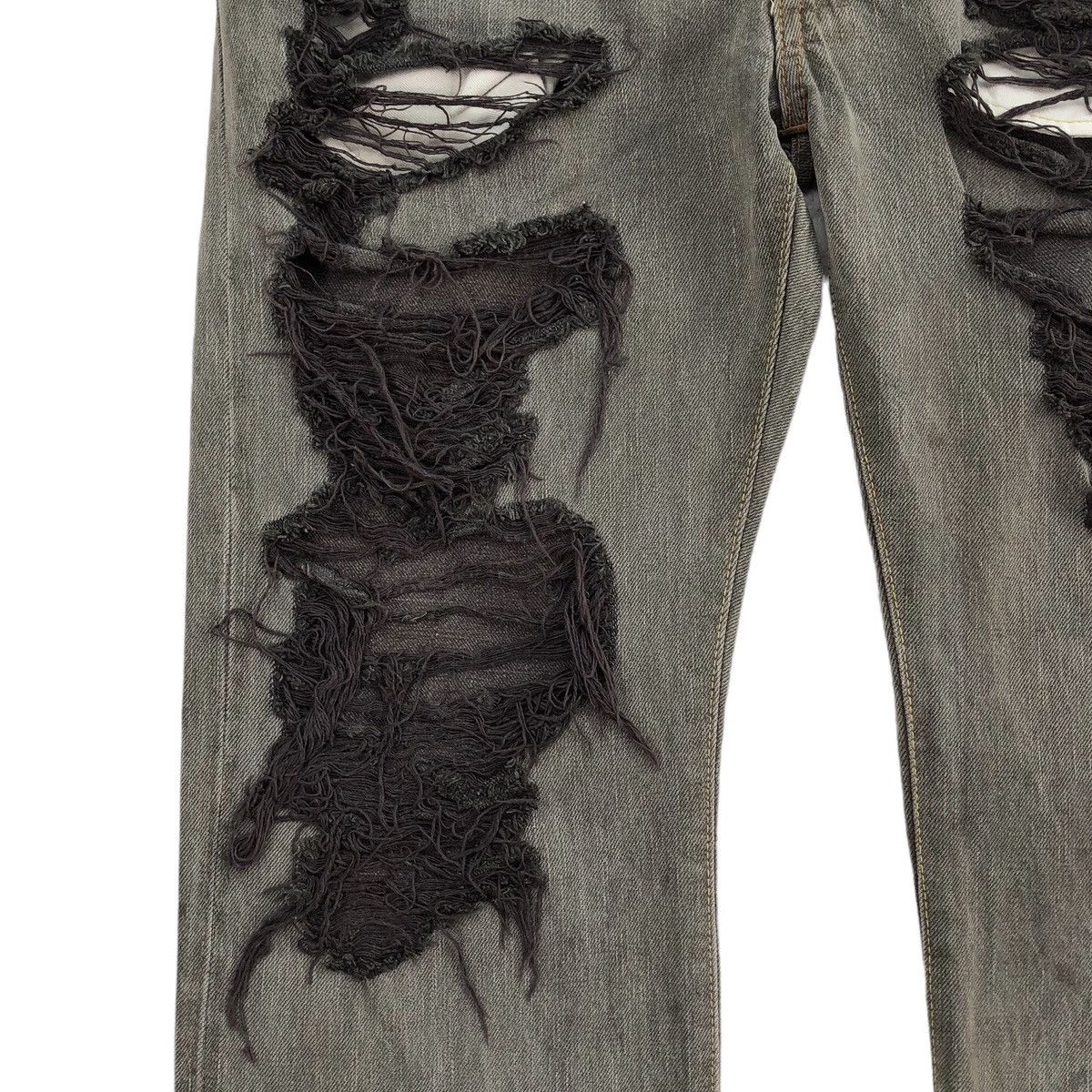 Japanese Brand Japanese Brand One Gravity Distressed Selvedge Denim Pant Size US 30 / EU 46 - 5 Thumbnail