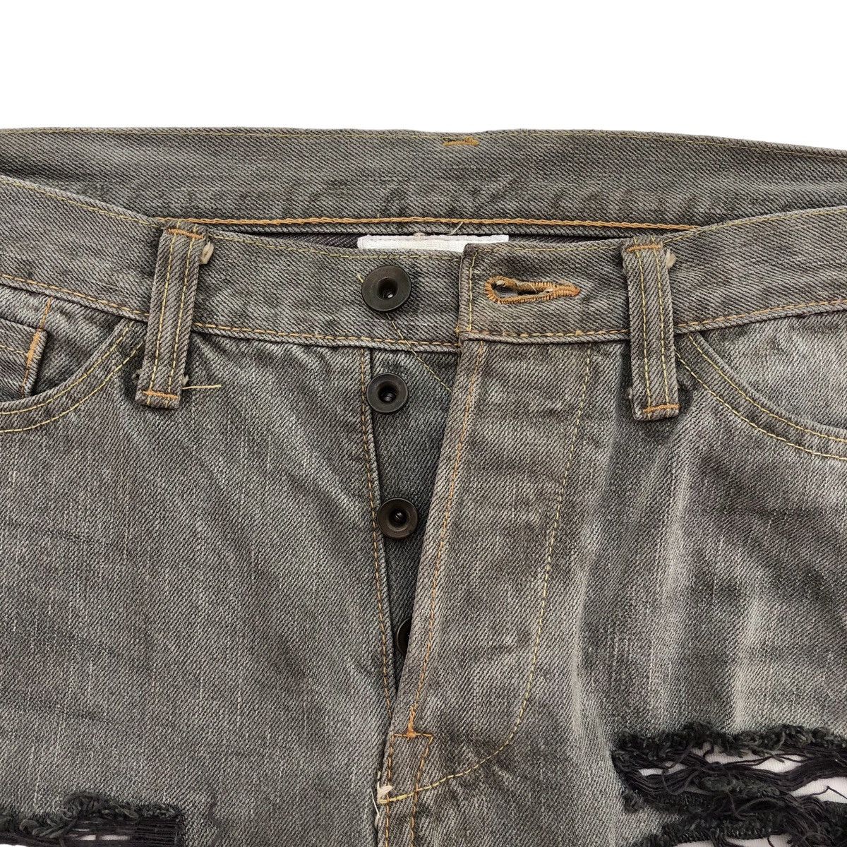 Japanese Brand Japanese Brand One Gravity Distressed Selvedge Denim Pant Size US 30 / EU 46 - 4 Thumbnail