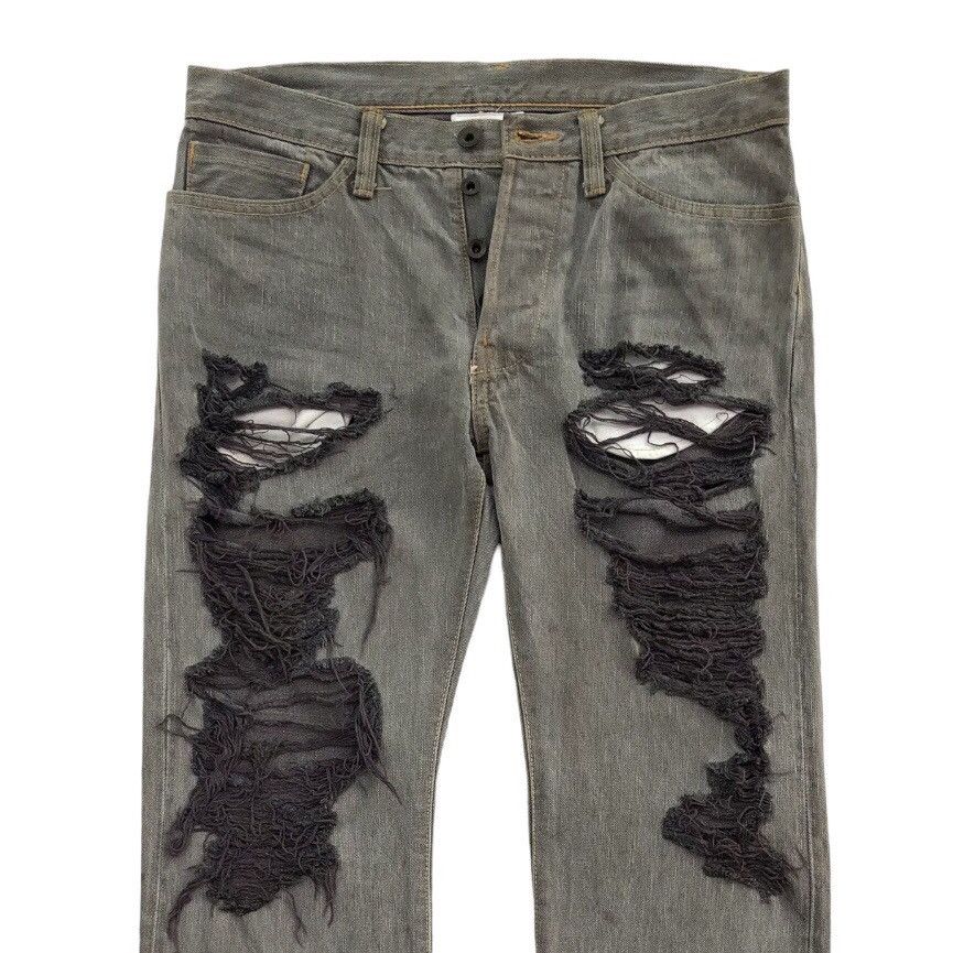 Japanese Brand Japanese Brand One Gravity Distressed Selvedge Denim Pant Size US 30 / EU 46 - 2 Thumbnail