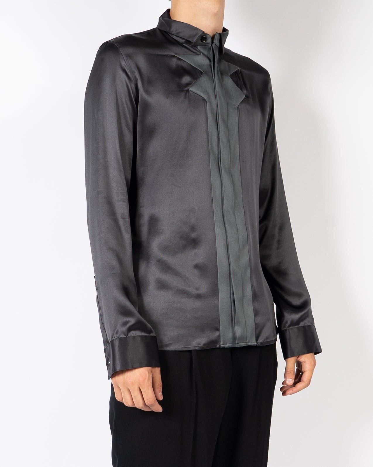 Haider Ackermann FW20 Asphalt Grey Star Silk Shirt 1 of 1 Sample Size US S / EU 44-46 / 1 - 3 Thumbnail