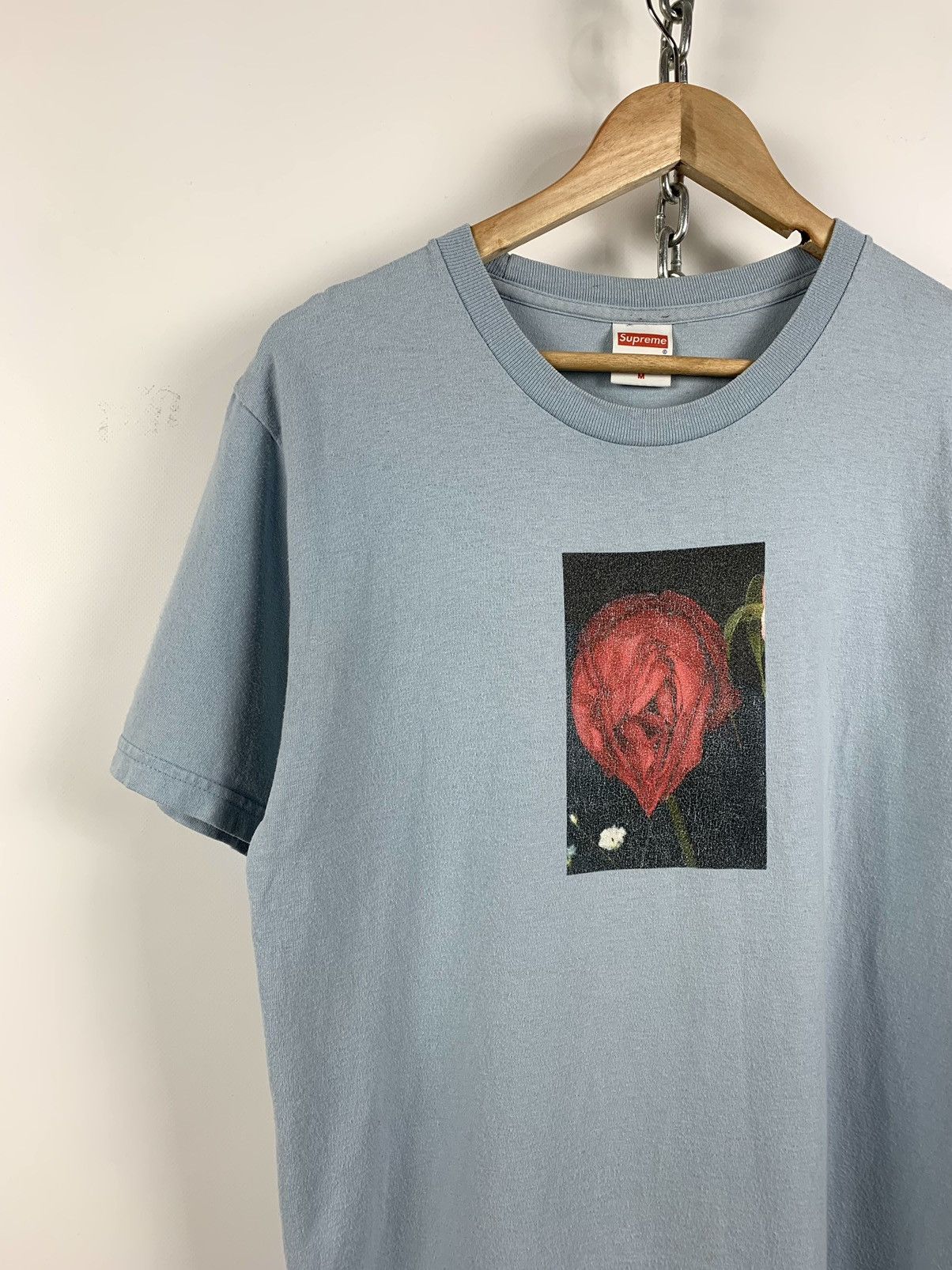 Supreme Supreme Araki Rose Blue T-Shirt Size US M / EU 48-50 / 2 - 4 Thumbnail