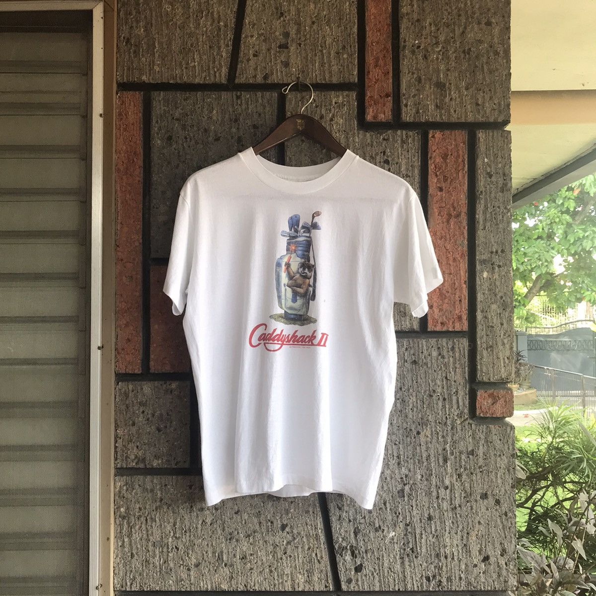 Vintage VTG 1988 Caddyshack 2 II Movie Promo Tee Shirt Comedy Size US M / EU 48-50 / 2 - 2 Thumbnail