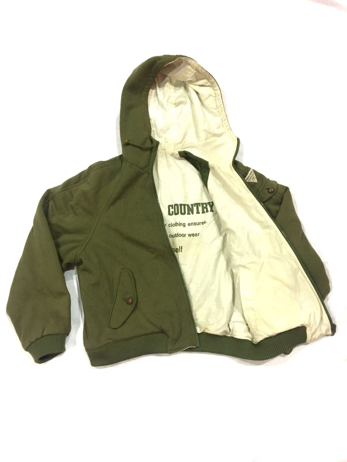 Japanese Brand 🔥LAST DROP🔥Vintage Burnish Reversible Hooded Bomber jacket Size US M / EU 48-50 / 2 - 2 Thumbnail