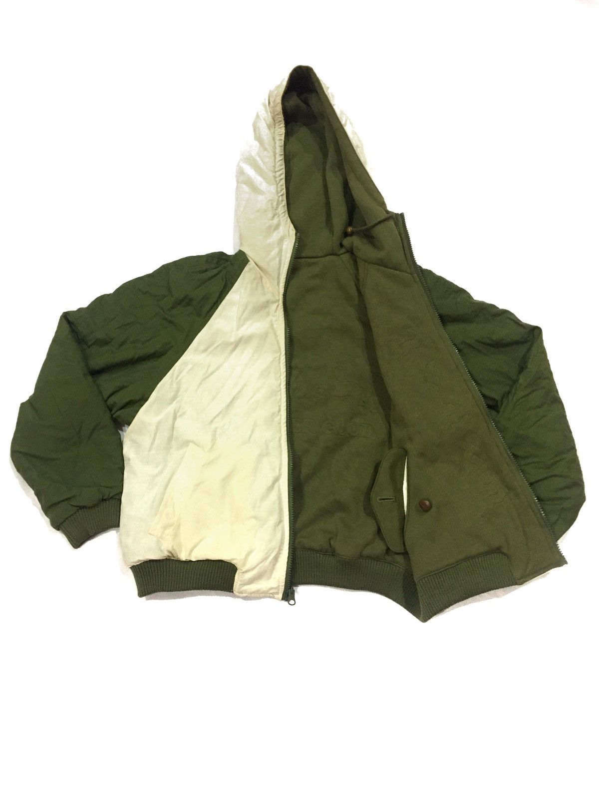Japanese Brand 🔥LAST DROP🔥Vintage Burnish Reversible Hooded Bomber jacket Size US M / EU 48-50 / 2 - 6 Thumbnail