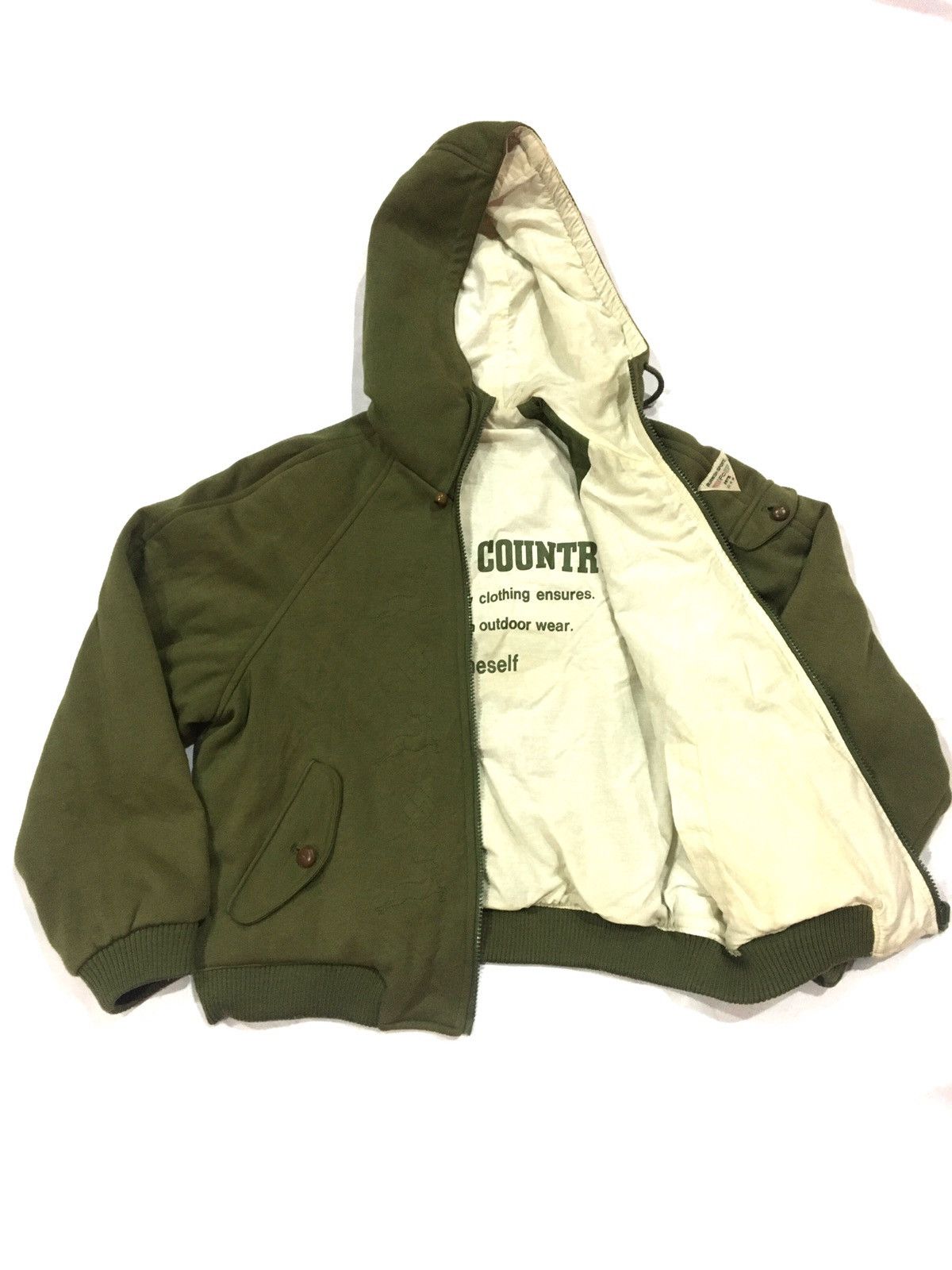 Japanese Brand 🔥LAST DROP🔥Vintage Burnish Reversible Hooded Bomber jacket Size US M / EU 48-50 / 2 - 1 Thumbnail