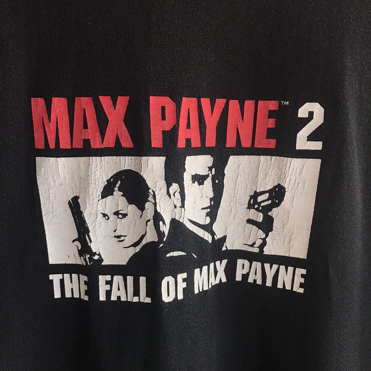 Rockstar Games × Vintage VTG 2000s Max Payne 2 Video Game Tee Shirt GTA Size US L / EU 52-54 / 3 - 7 Thumbnail