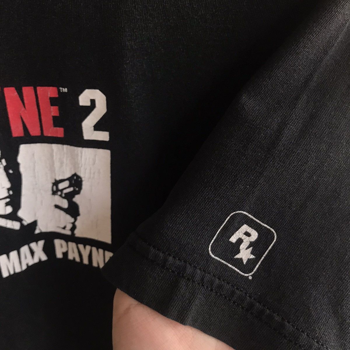 Rockstar Games × Vintage VTG 2000s Max Payne 2 Video Game Tee Shirt GTA Size US L / EU 52-54 / 3 - 9 Thumbnail