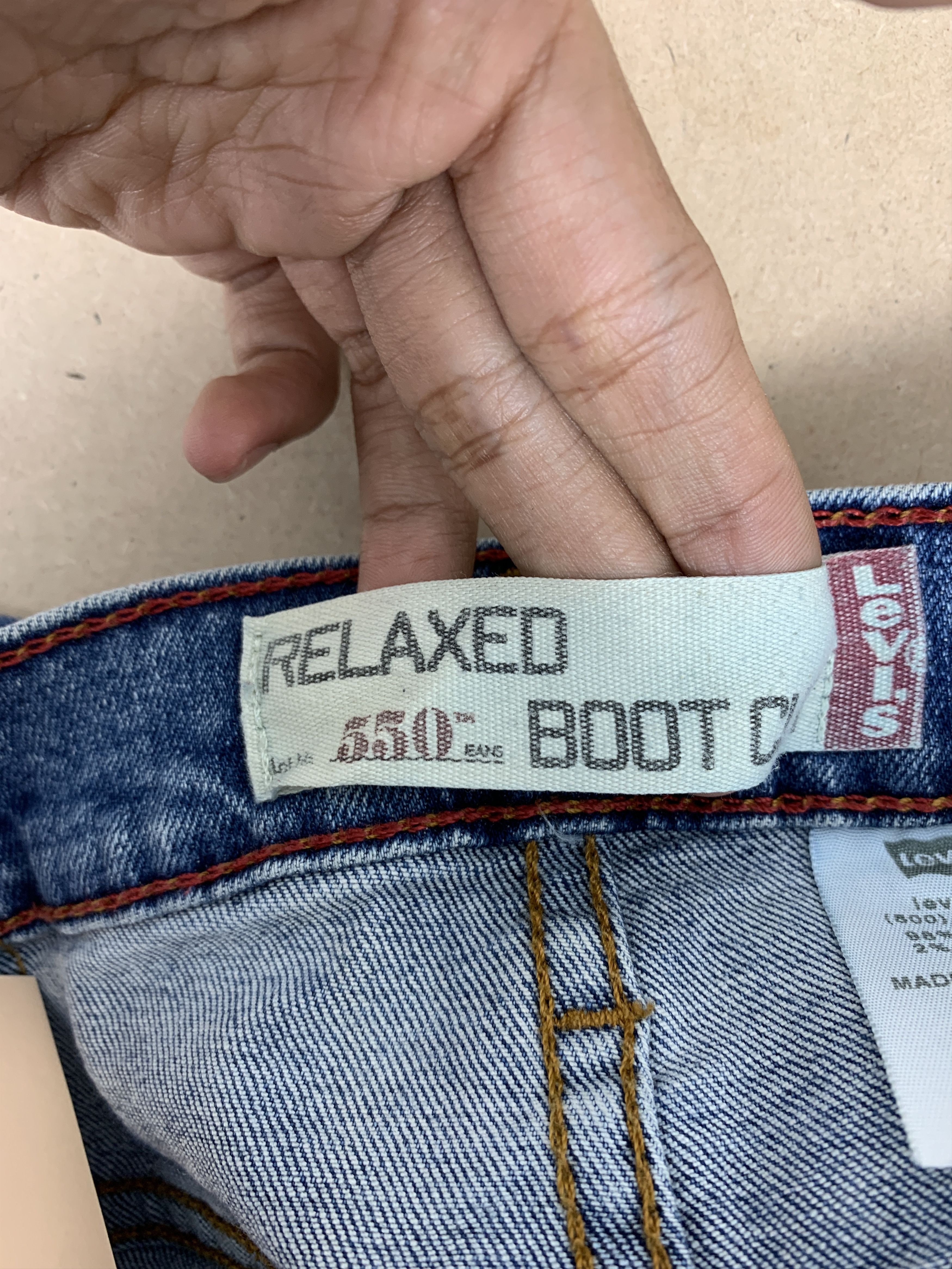 Levi's Vintage LEVI'S 550 Flared Boot Cut Blue Jeans Size 28" / US 6 / IT 42 - 11 Thumbnail