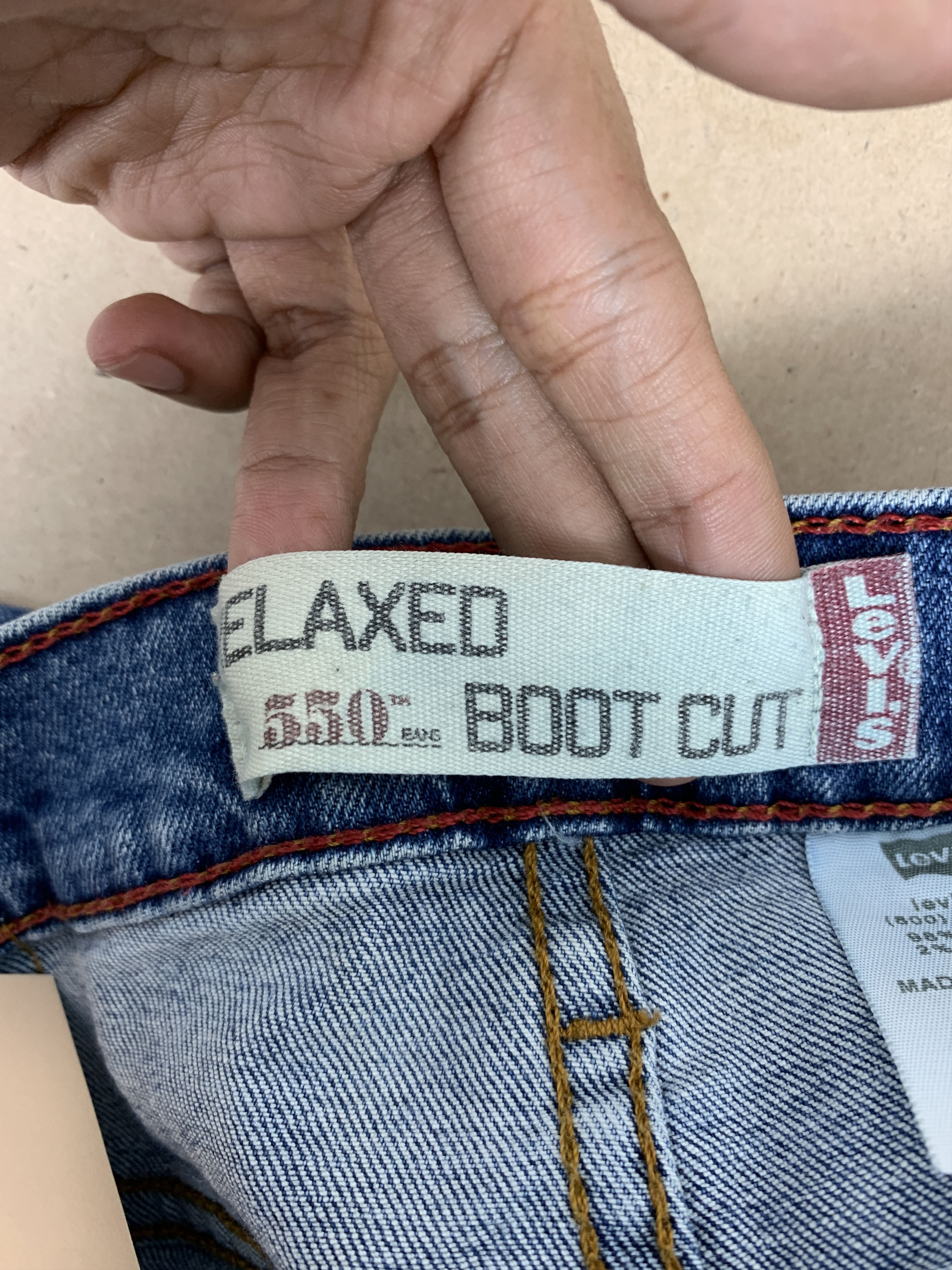 Levi's Vintage LEVI'S 550 Flared Boot Cut Blue Jeans Size 28" / US 6 / IT 42 - 12 Thumbnail