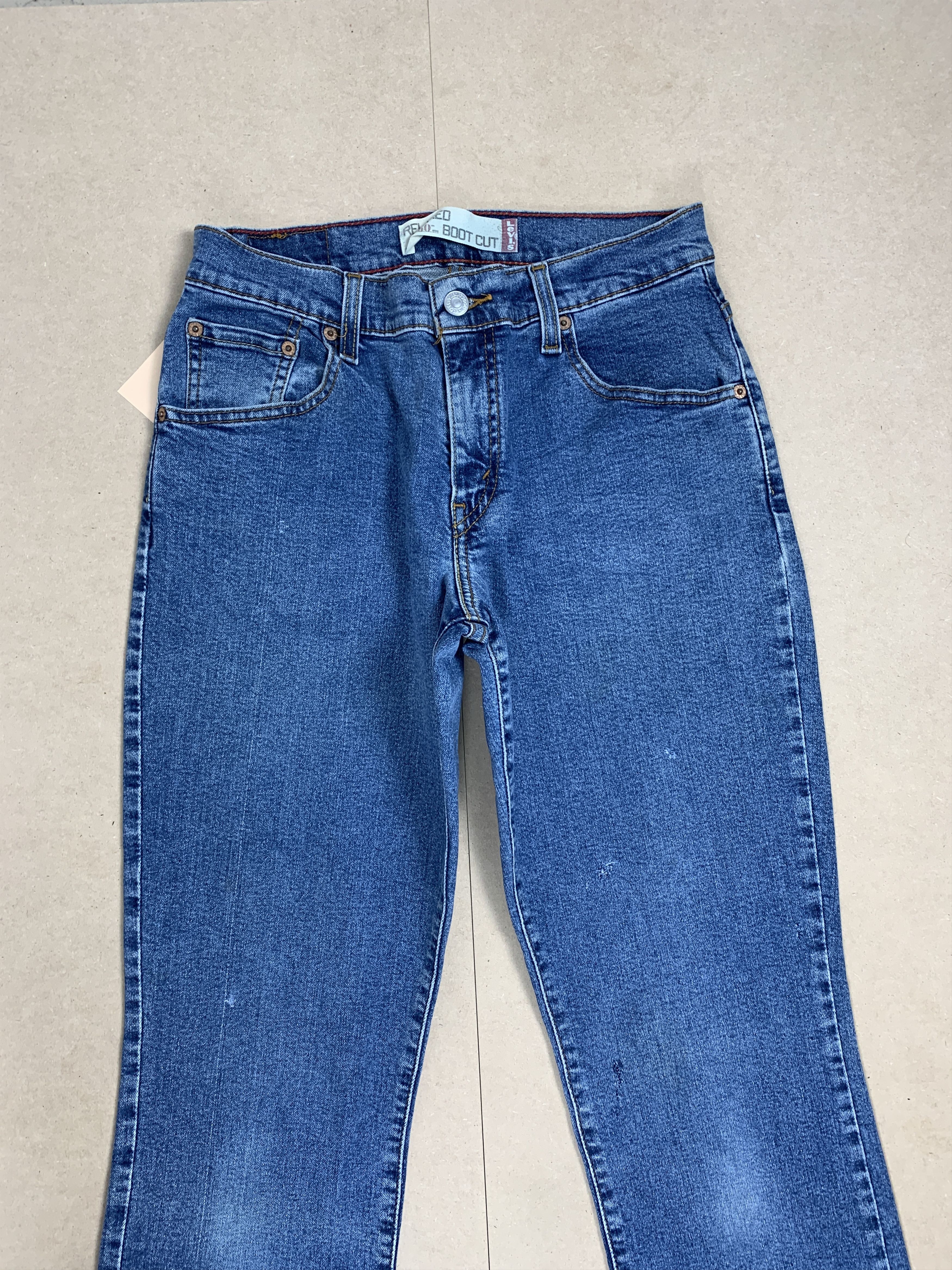 Levi's Vintage LEVI'S 550 Flared Boot Cut Blue Jeans Size 28" / US 6 / IT 42 - 2 Thumbnail
