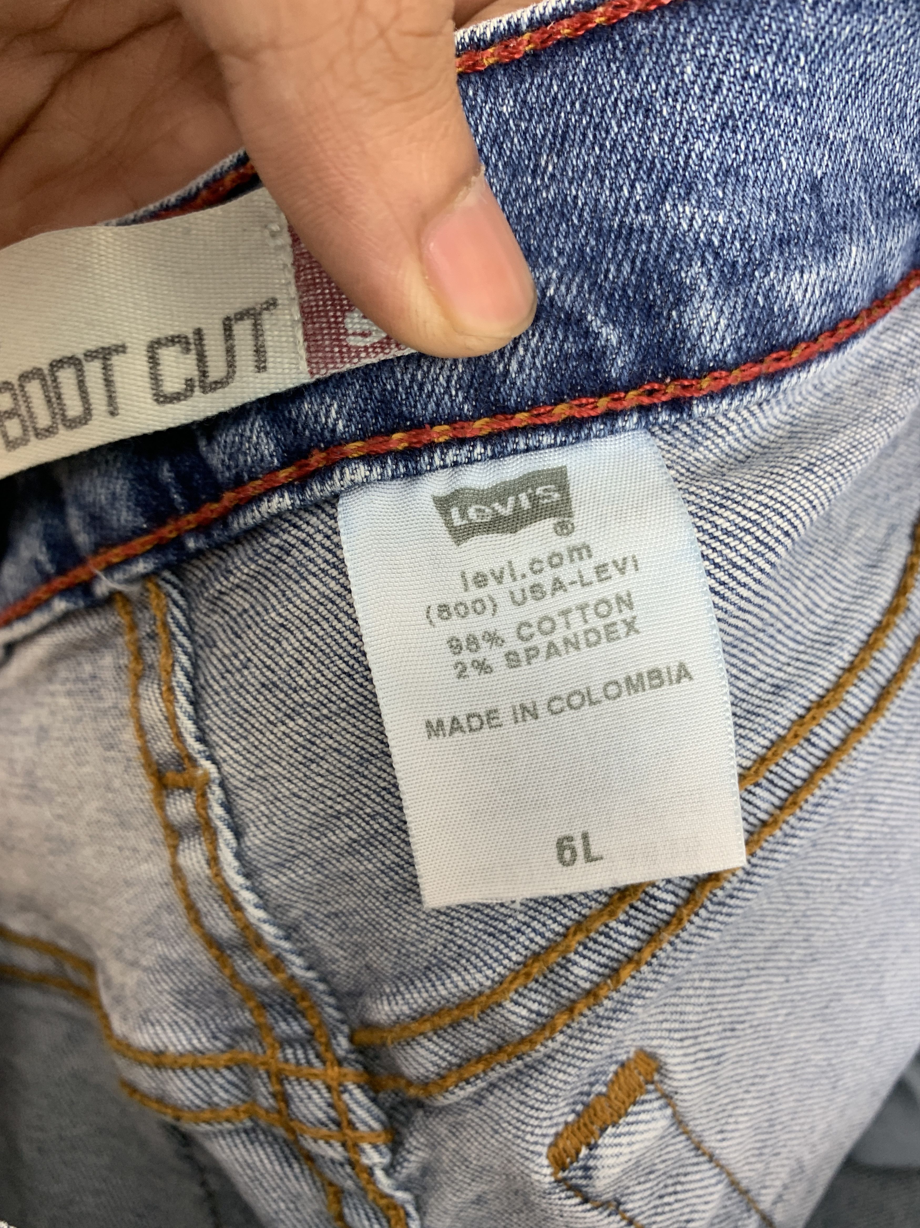 Levi's Vintage LEVI'S 550 Flared Boot Cut Blue Jeans Size 28" / US 6 / IT 42 - 13 Thumbnail