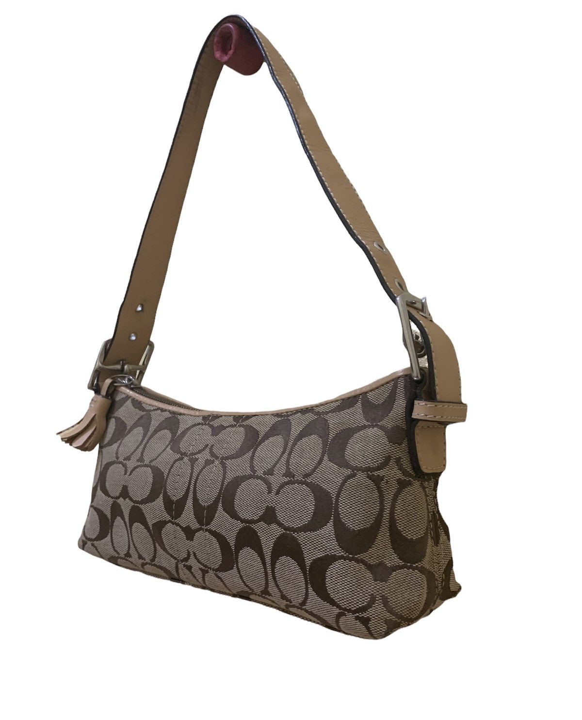 Coach [LAST DROP]Coach Signature Monogram Small Shoulder bag Size ONE SIZE - 4 Thumbnail