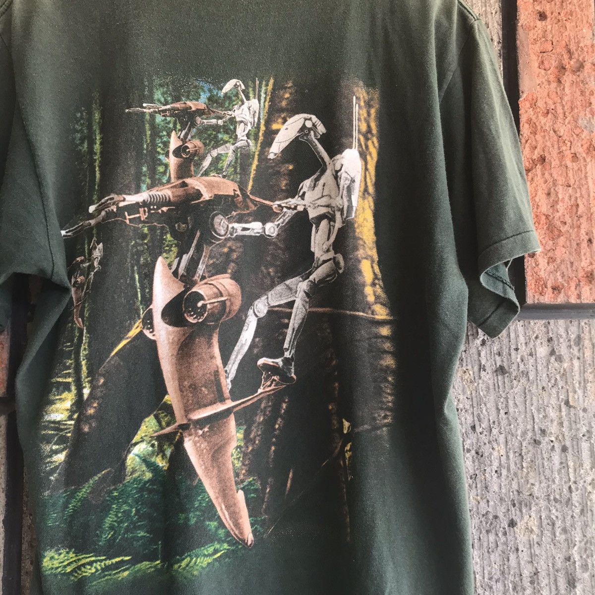 Vintage VTG ‘90s Star Wars Movie Promo Tee Shirt B1 Battle Droids Size US L / EU 52-54 / 3 - 9 Thumbnail