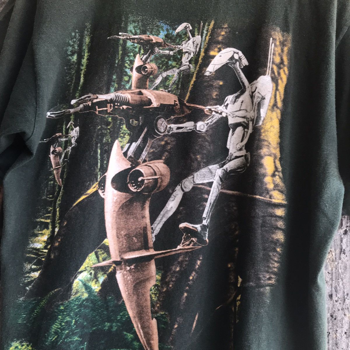 Vintage VTG ‘90s Star Wars Movie Promo Tee Shirt B1 Battle Droids Size US L / EU 52-54 / 3 - 10 Thumbnail