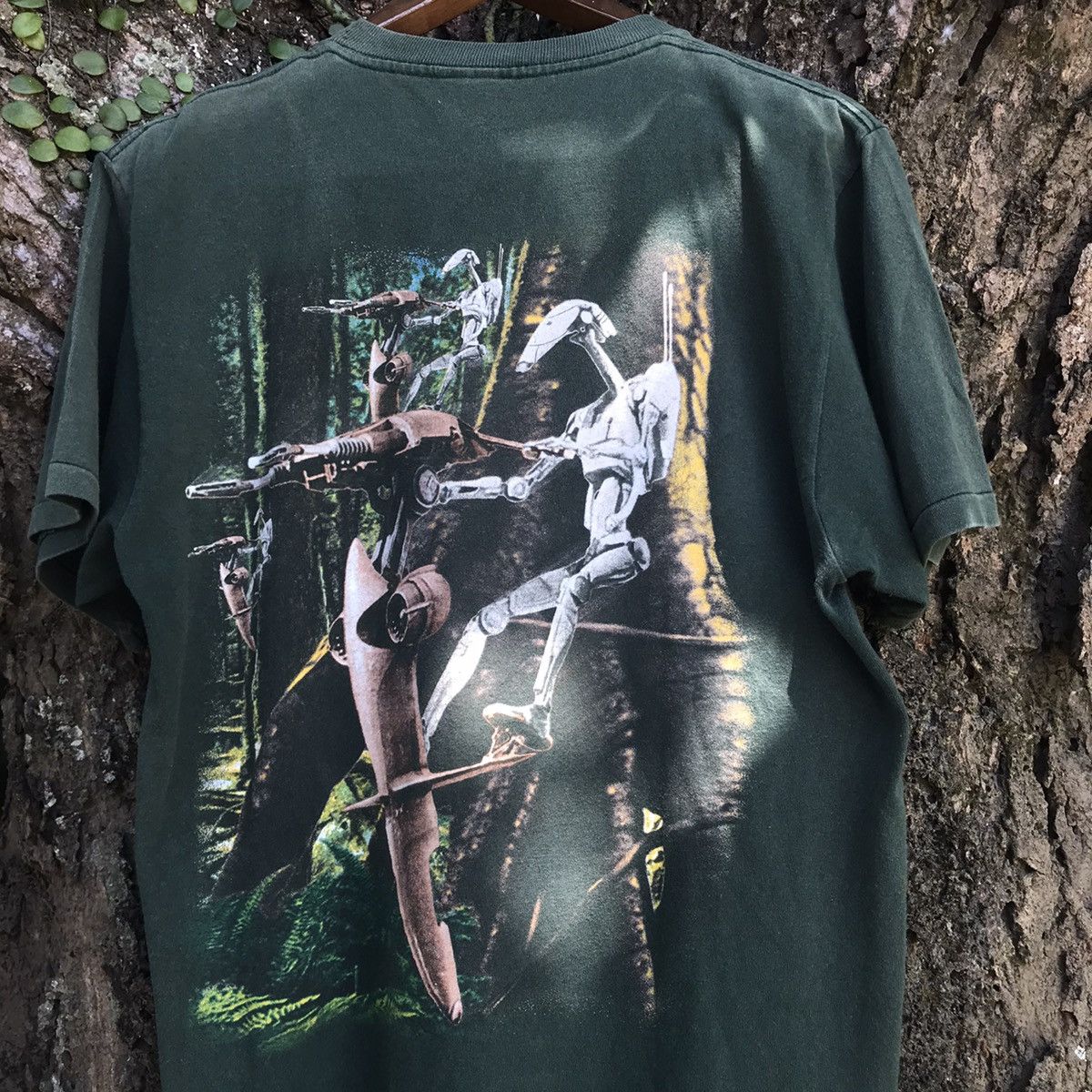 Vintage VTG ‘90s Star Wars Movie Promo Tee Shirt B1 Battle Droids Size US L / EU 52-54 / 3 - 2 Thumbnail