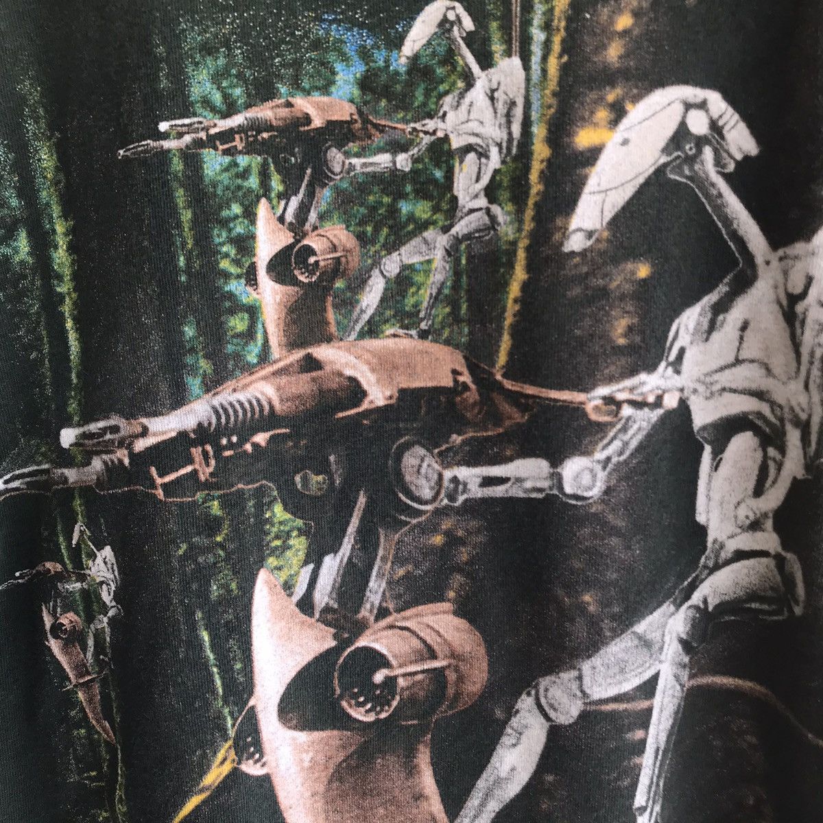 Vintage VTG ‘90s Star Wars Movie Promo Tee Shirt B1 Battle Droids Size US L / EU 52-54 / 3 - 11 Thumbnail