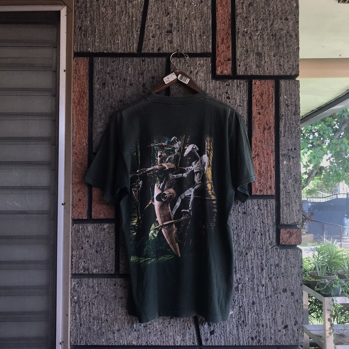 Vintage VTG ‘90s Star Wars Movie Promo Tee Shirt B1 Battle Droids Size US L / EU 52-54 / 3 - 4 Thumbnail