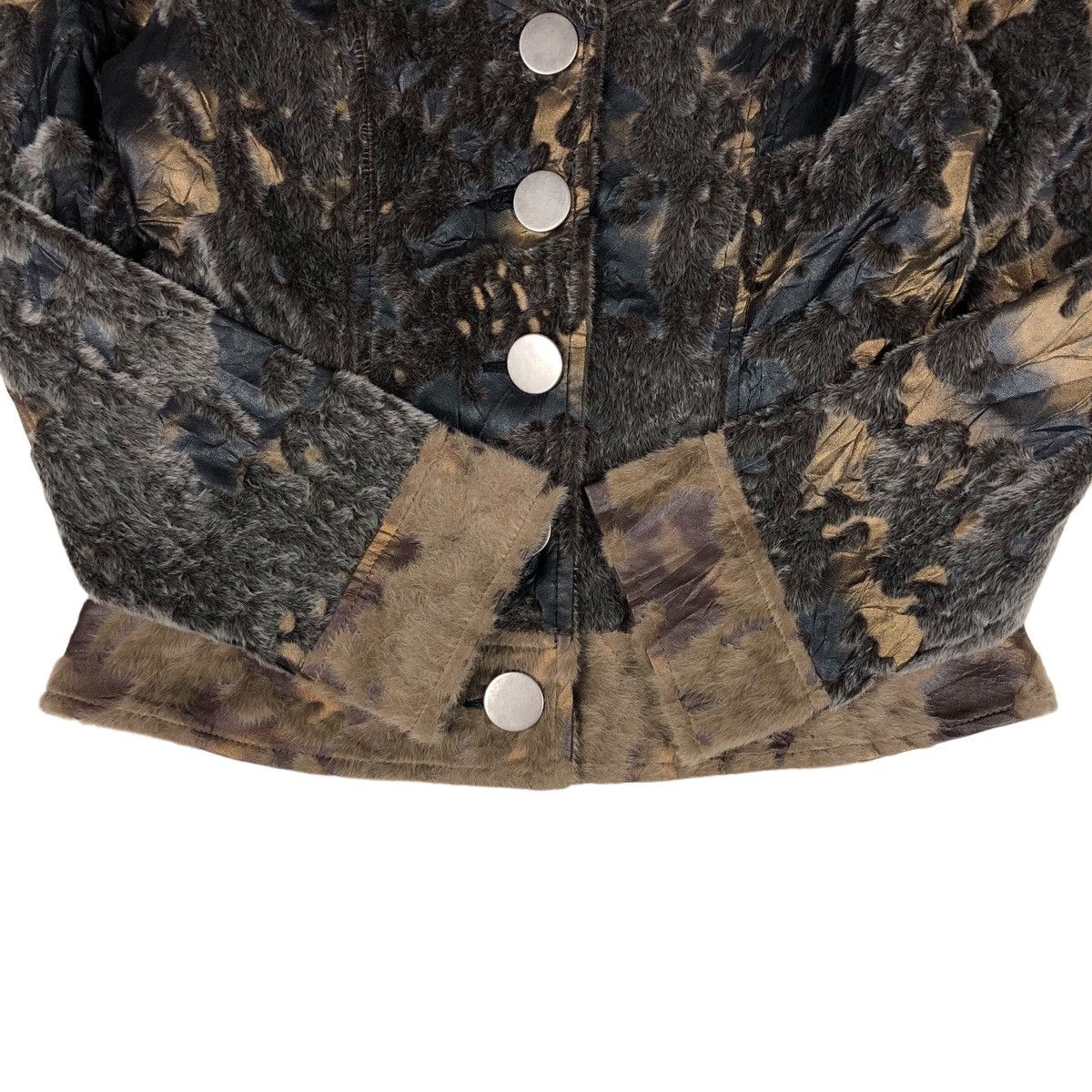 If Six Was Nine Japanese Acid Wash Style Hybrids Faux Fur Archive Jacket Size S / US 4 / IT 40 - 5 Thumbnail