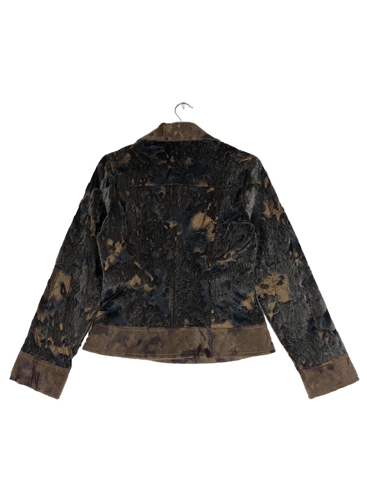 If Six Was Nine Japanese Acid Wash Style Hybrids Faux Fur Archive Jacket Size S / US 4 / IT 40 - 6 Thumbnail