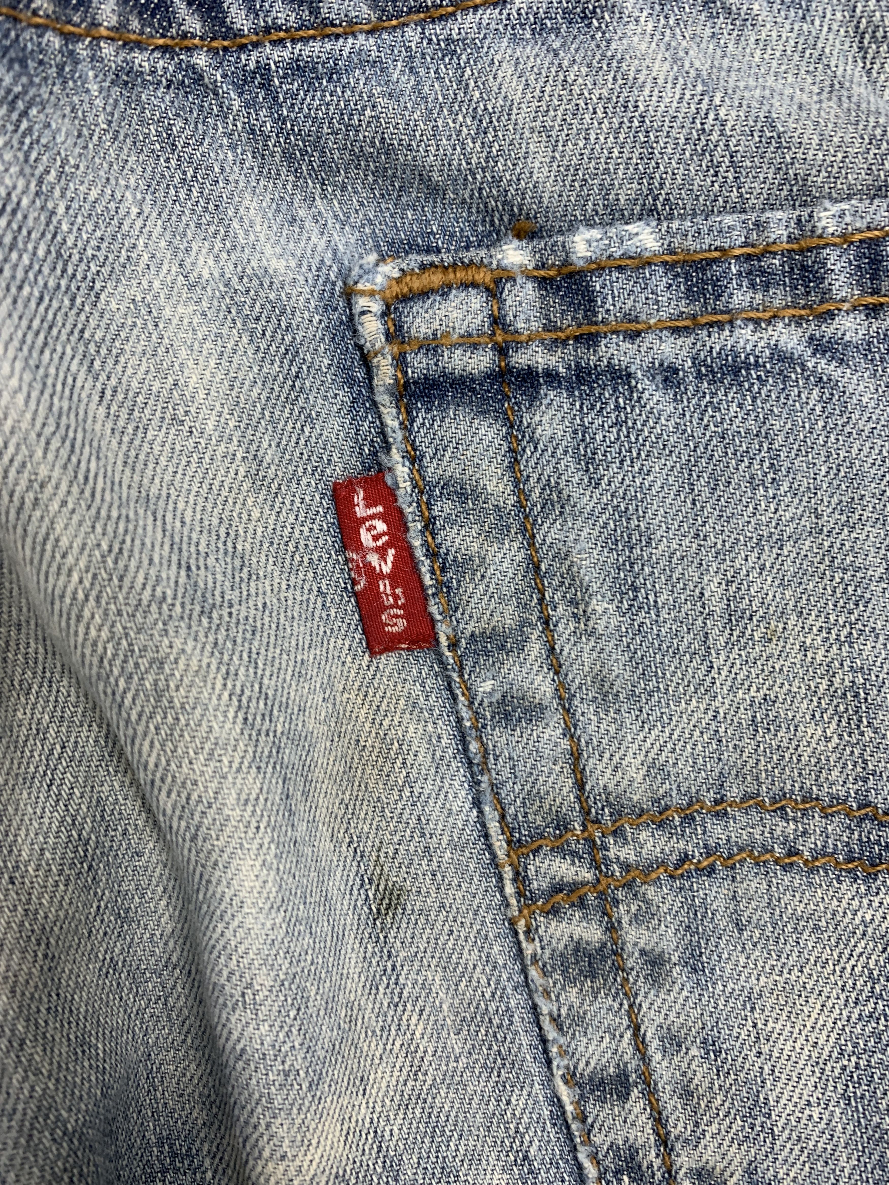 Levi's × Vintage Vintage LEVI'S 514 Distressed Faded Straight Cut Jeans Size US 31 - 10 Thumbnail