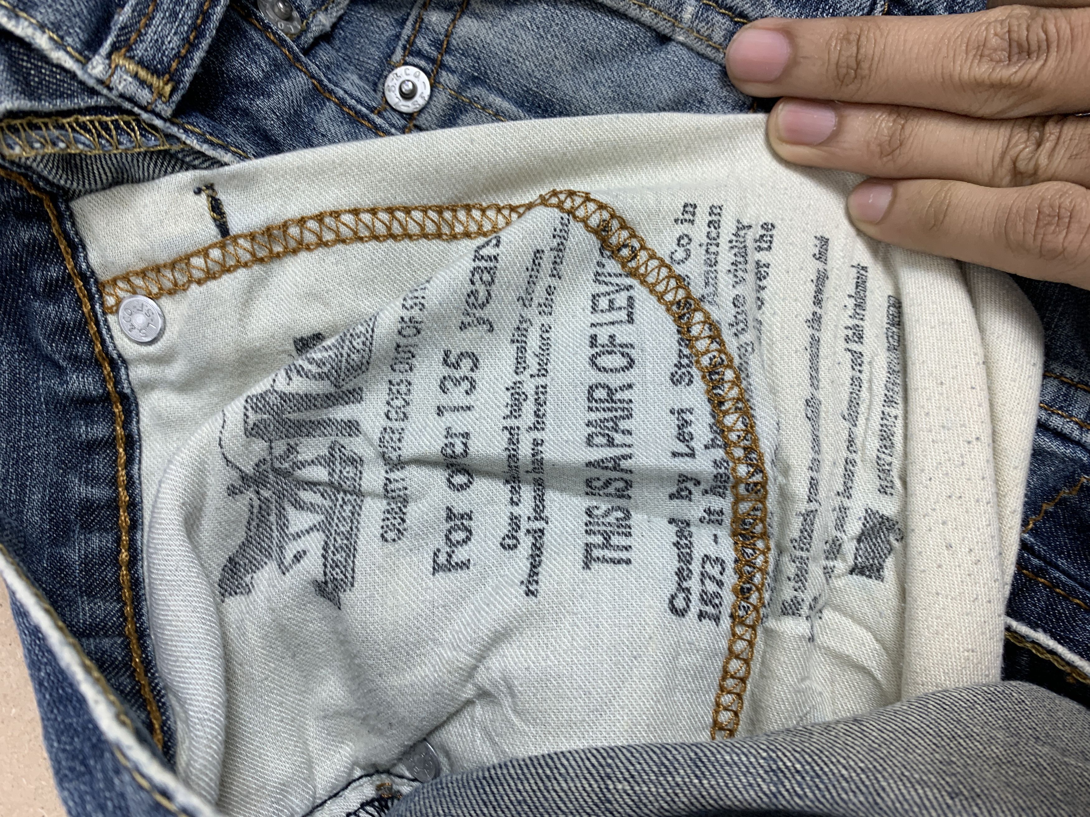 Levi's × Vintage Vintage LEVI'S 514 Distressed Faded Straight Cut Jeans Size US 31 - 11 Thumbnail