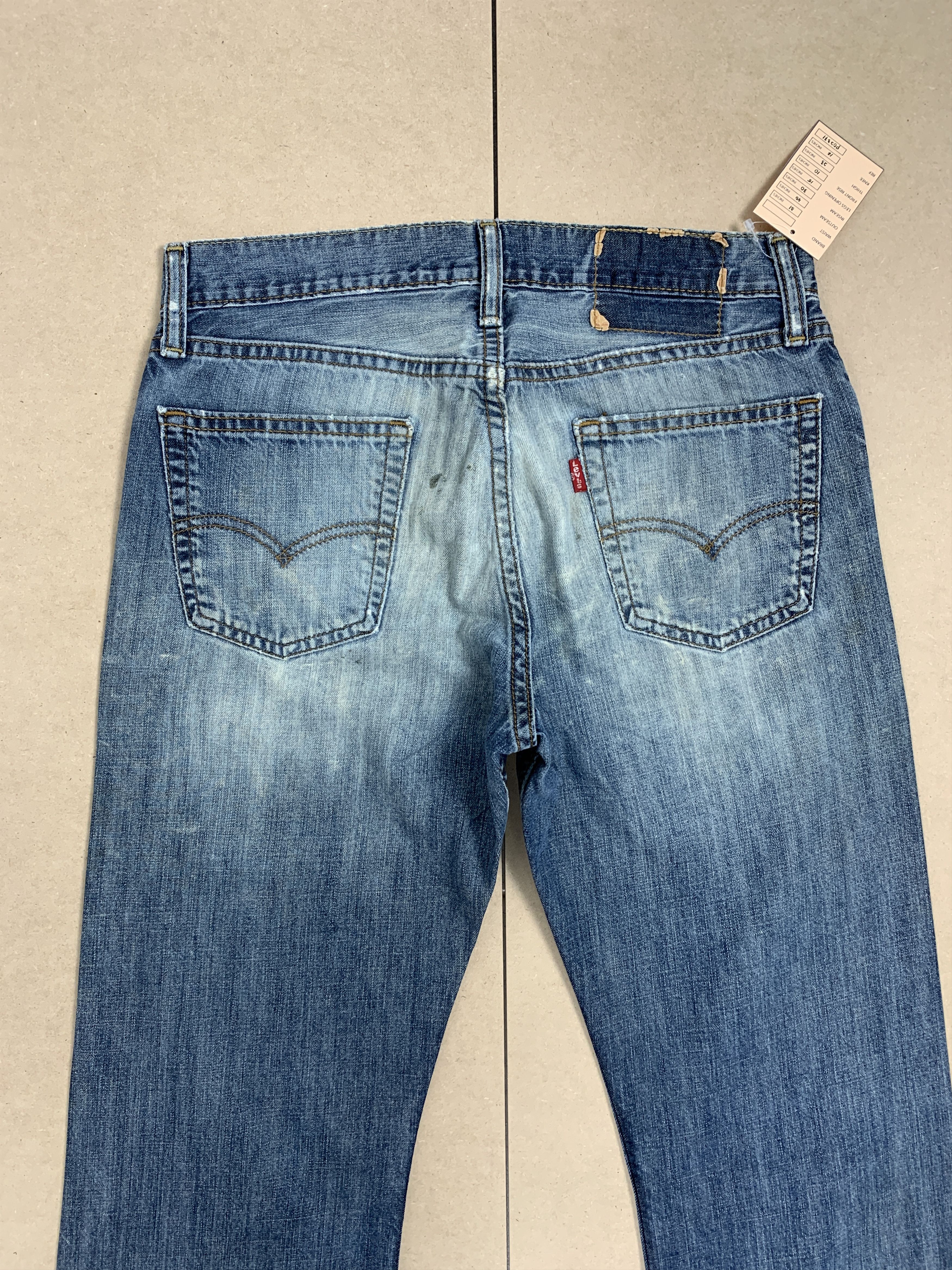 Levi's × Vintage Vintage LEVI'S 514 Distressed Faded Straight Cut Jeans Size US 31 - 8 Thumbnail