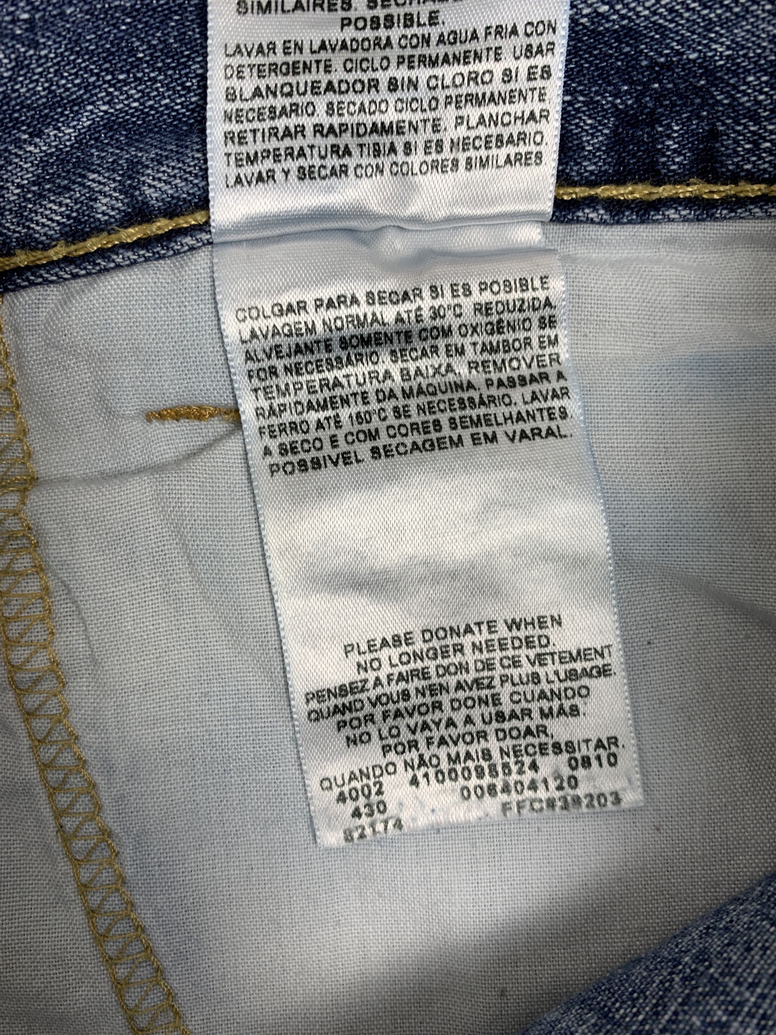Levi's × Vintage Vintage Levis 568 Carpenter Straight Cut Faded Blue Jeans Size US 40 / EU 56 - 19 Thumbnail