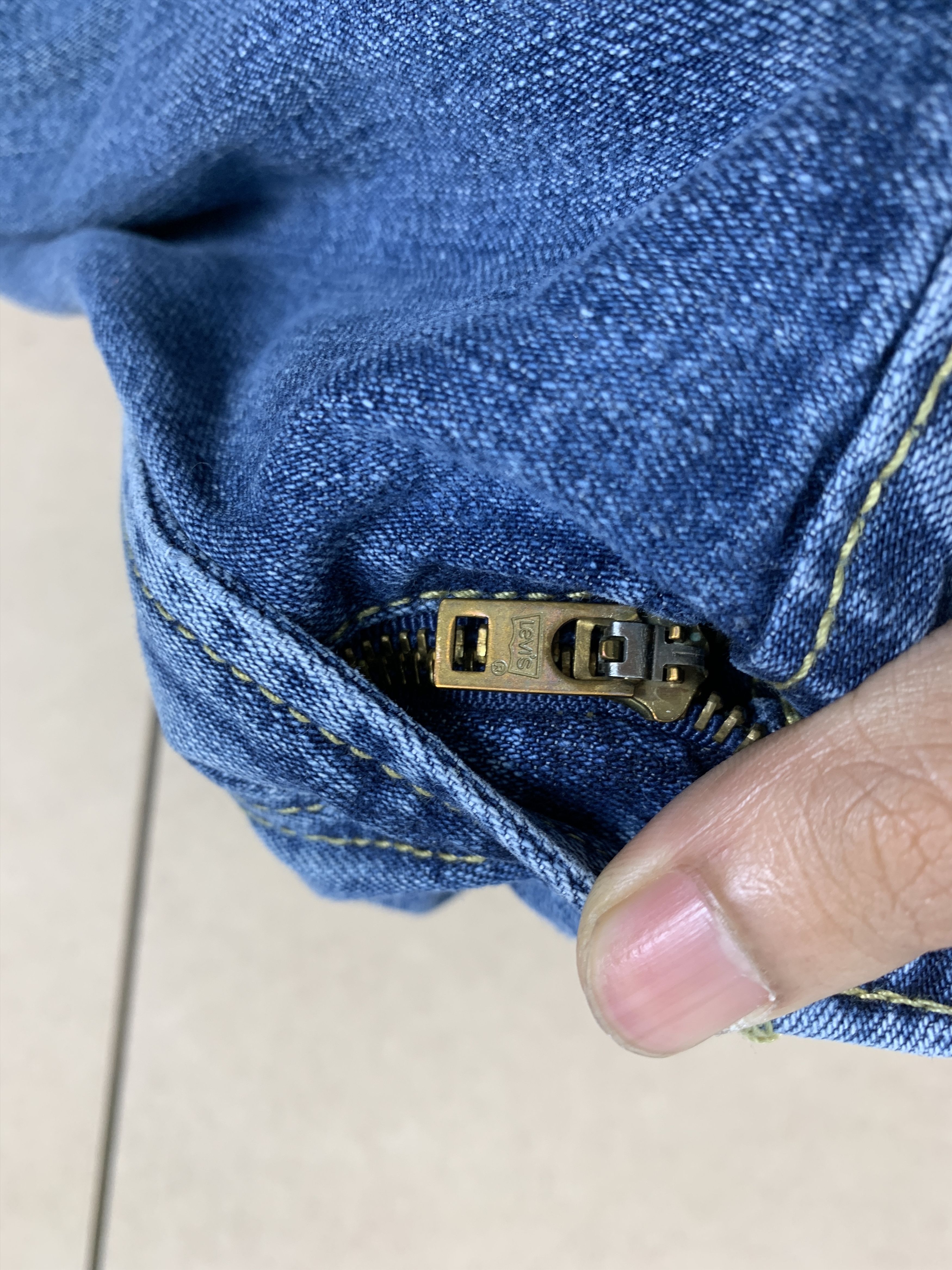 Levi's × Vintage Vintage Levis 568 Carpenter Straight Cut Faded Blue Jeans Size US 40 / EU 56 - 23 Thumbnail