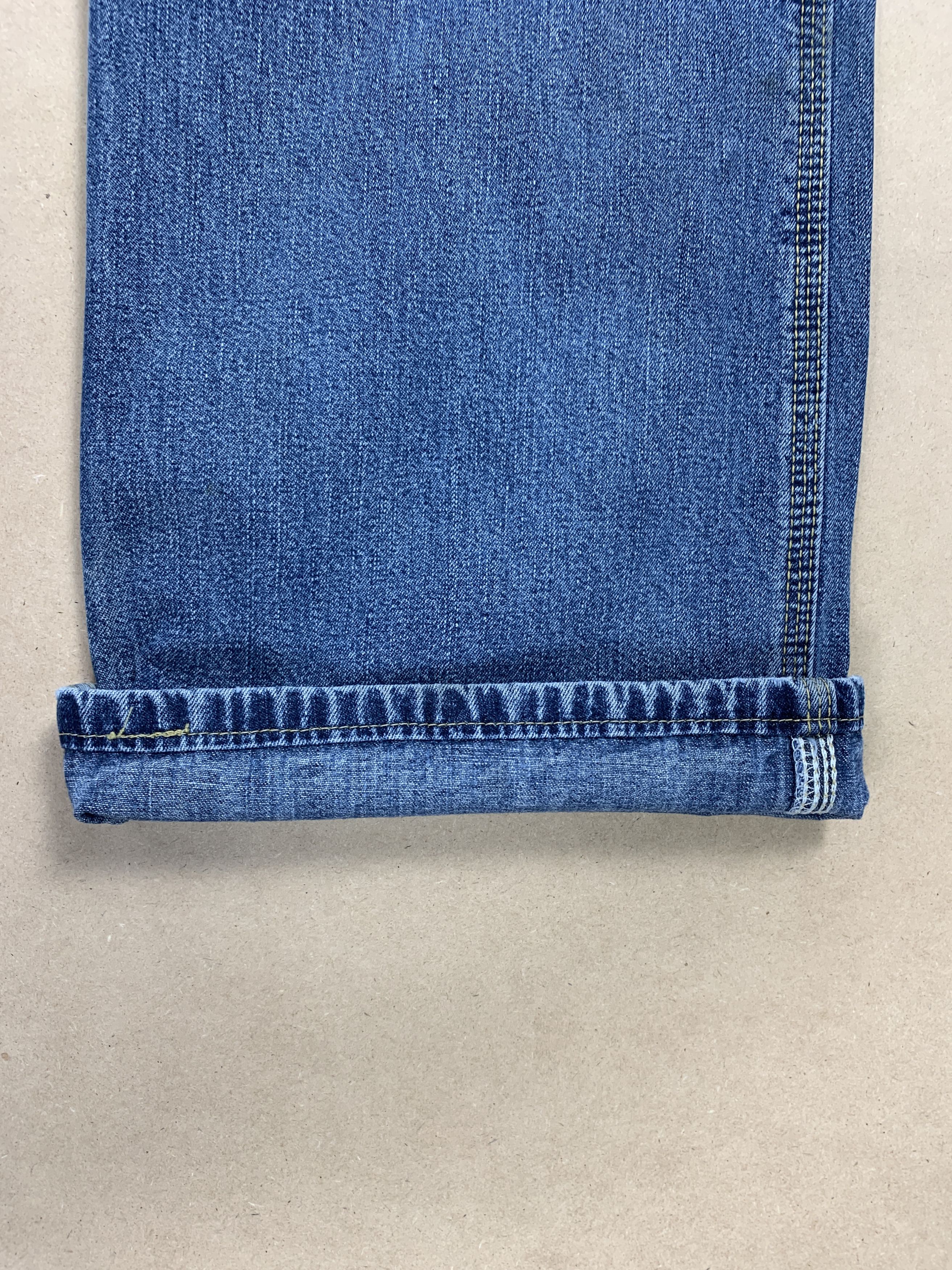 Levi's × Vintage Vintage Levis 568 Carpenter Straight Cut Faded Blue Jeans Size US 40 / EU 56 - 4 Thumbnail