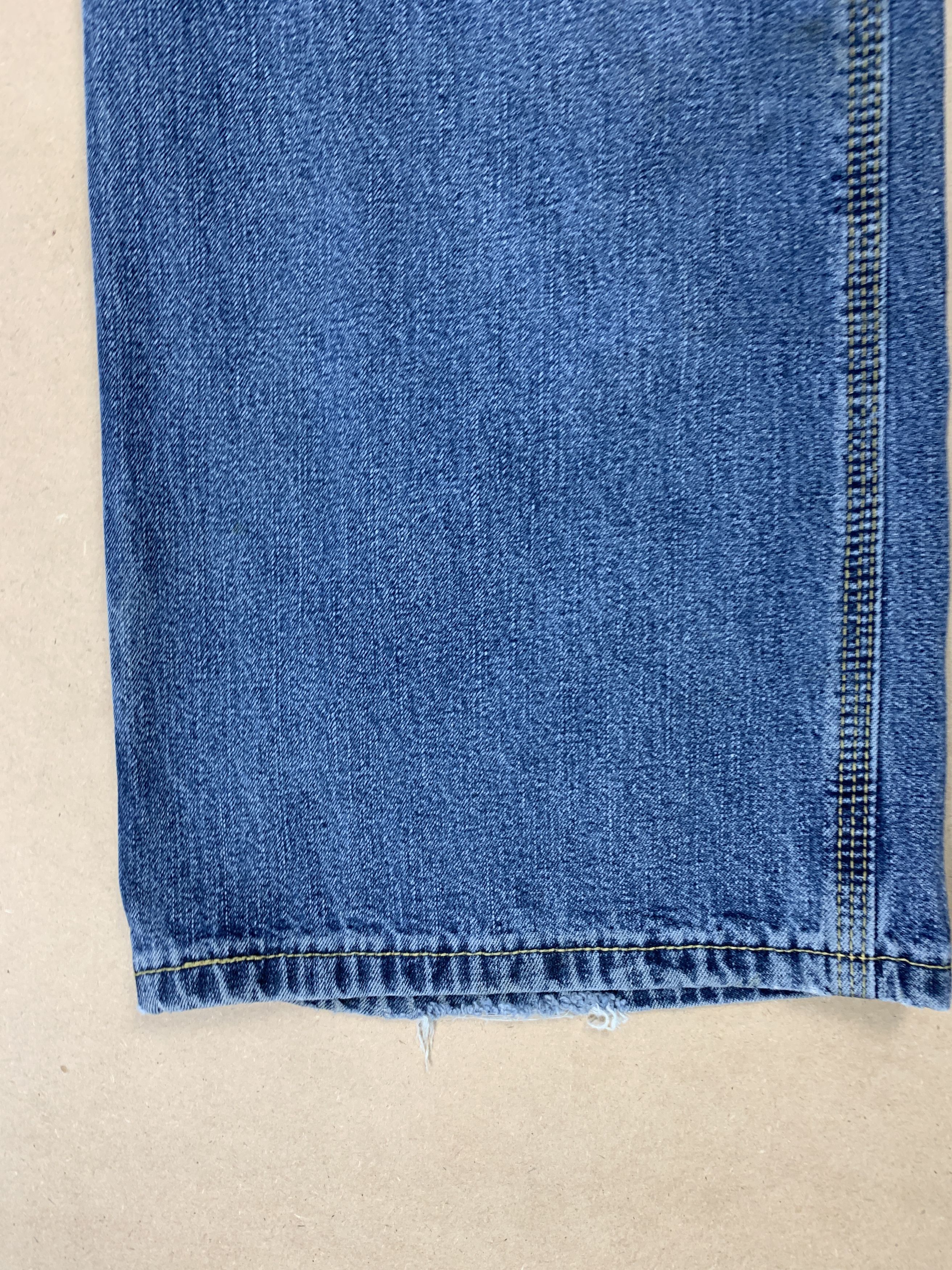 Levi's × Vintage Vintage Levis 568 Carpenter Straight Cut Faded Blue Jeans Size US 40 / EU 56 - 3 Thumbnail