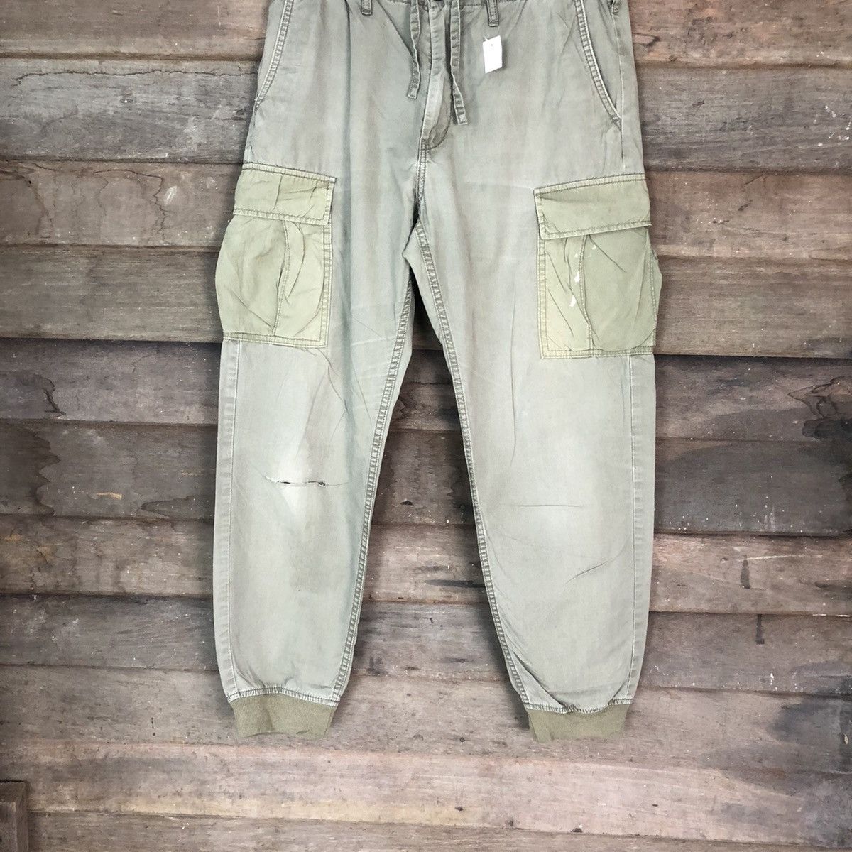 Faded Glory DLL GU faded Cargo jogger utility Multipocket Pants #1583 Size US 30 / EU 46 - 3 Thumbnail
