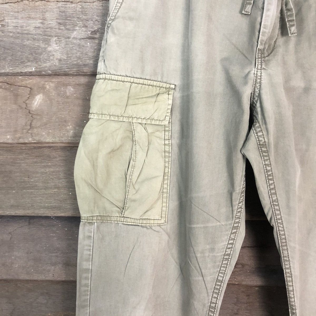 Faded Glory DLL GU faded Cargo jogger utility Multipocket Pants #1583 Size US 30 / EU 46 - 4 Thumbnail