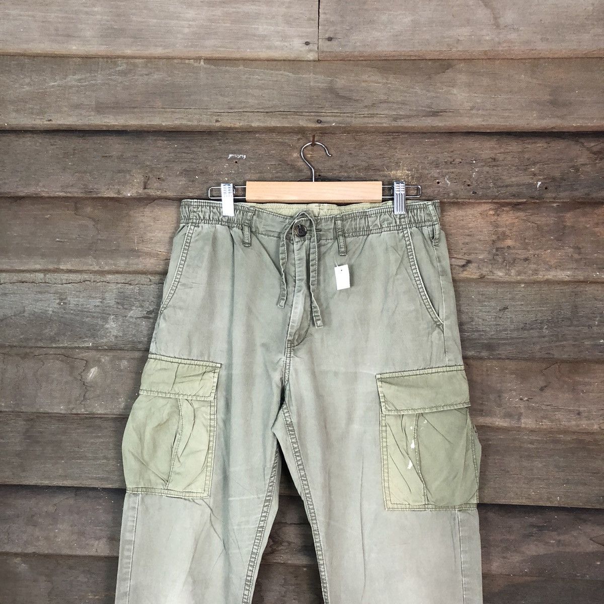 Faded Glory DLL GU faded Cargo jogger utility Multipocket Pants #1583 Size US 30 / EU 46 - 2 Thumbnail