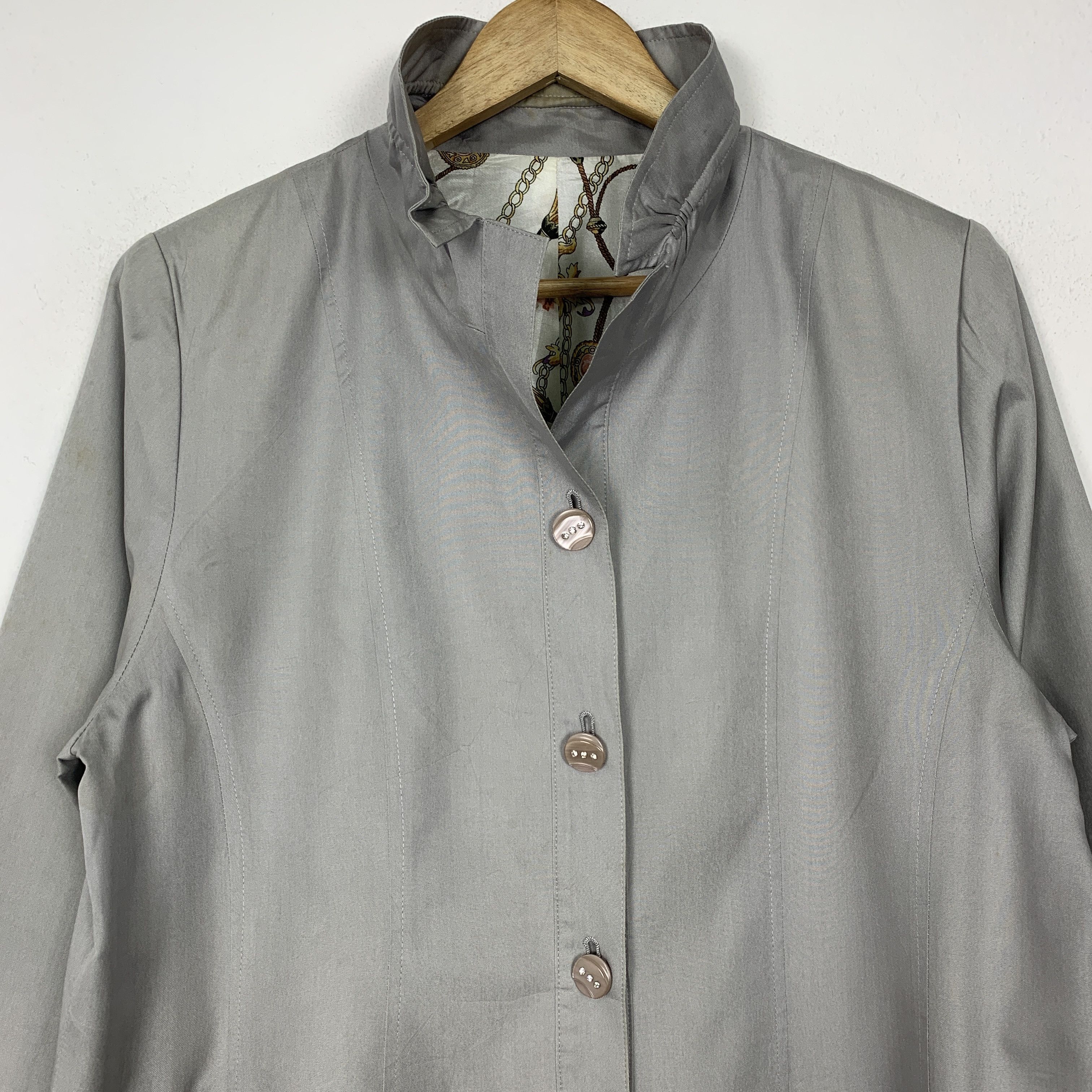 Japanese Brand Vintage Morpheus Button Jacket J1372 Size 3XL / US 20-22 - 2 Thumbnail