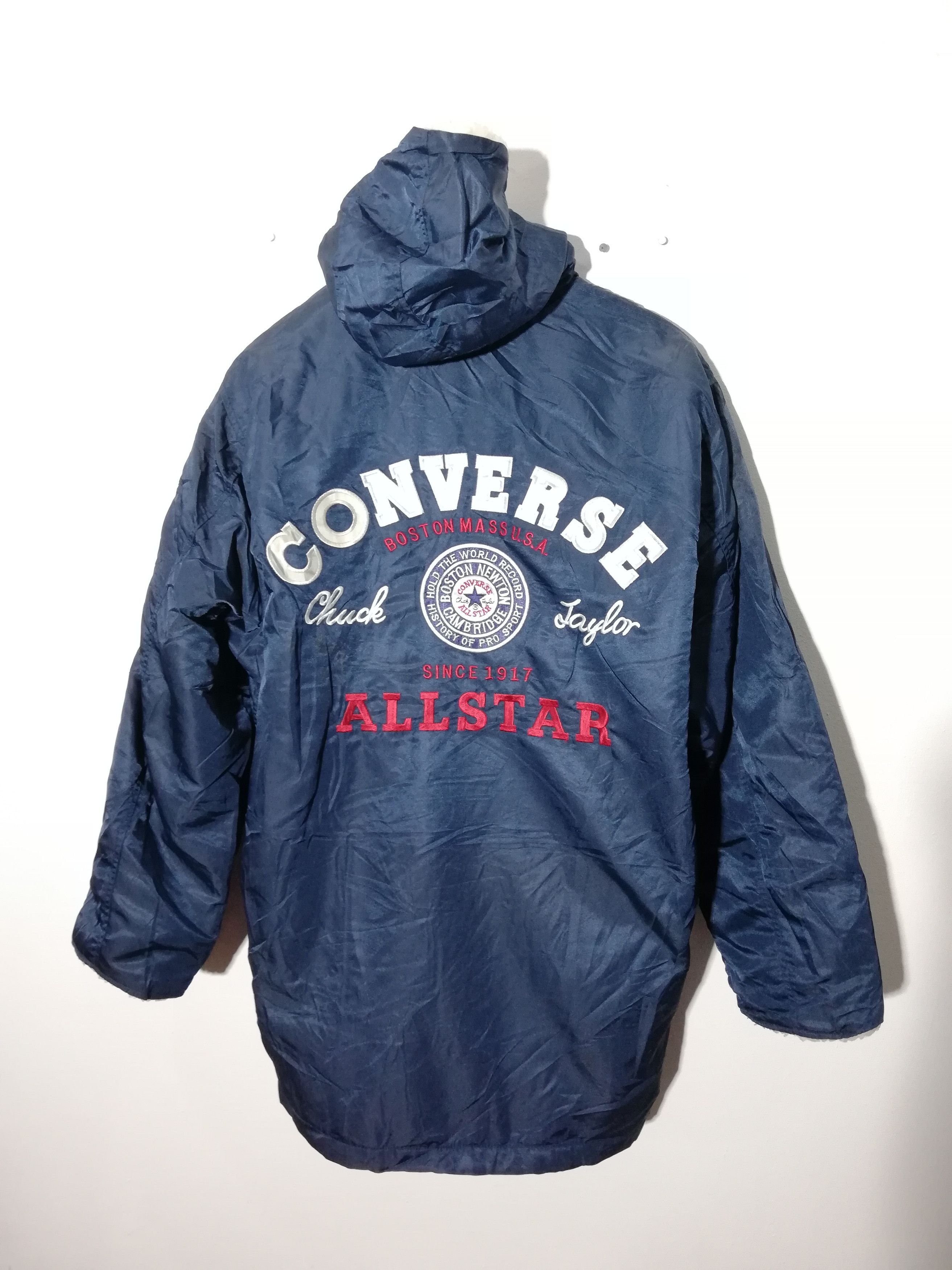 Converse Vintage Converse Windbreaker Big Logo Size US L / EU 52-54 / 3 - 1 Thumbnail
