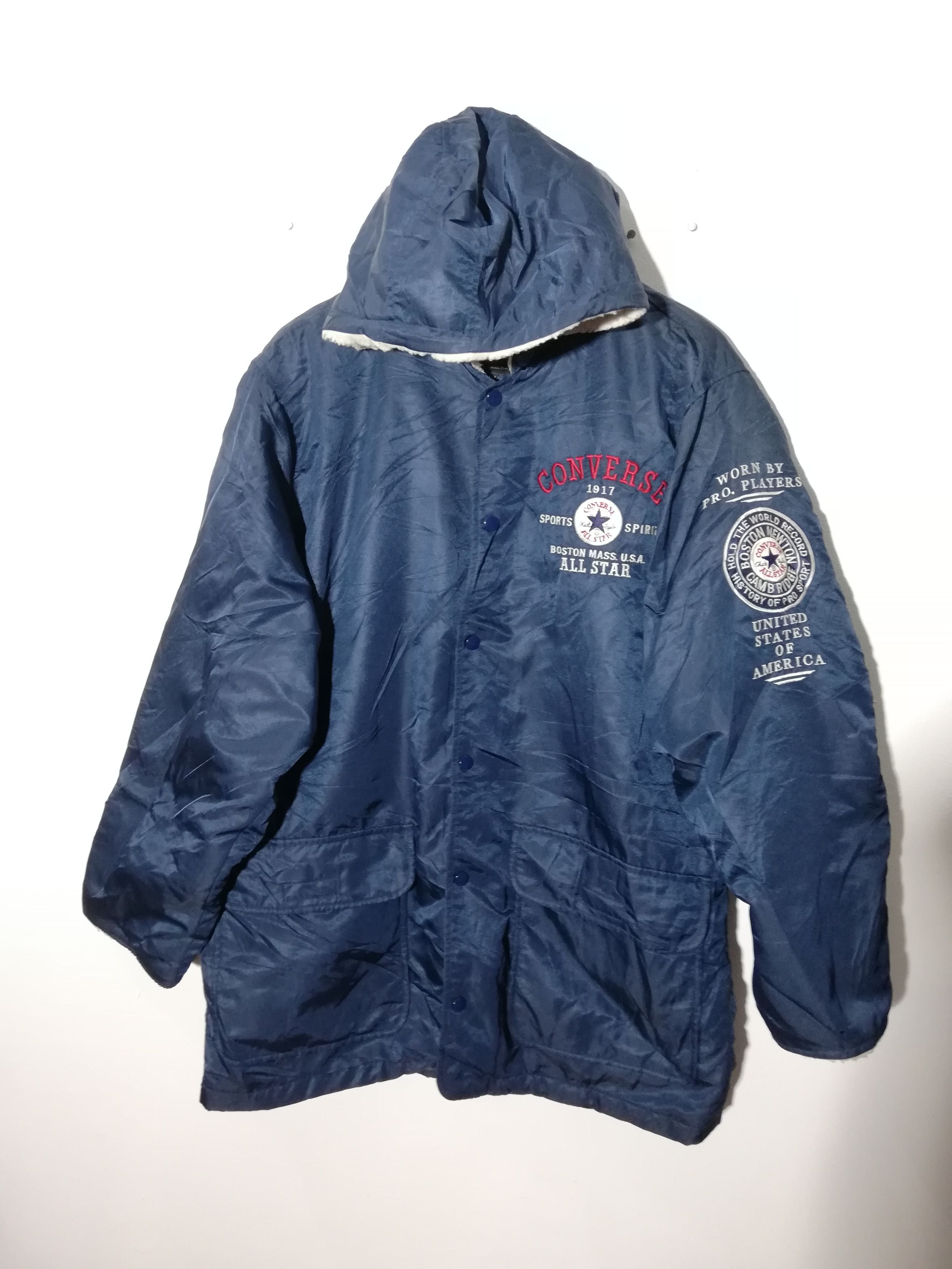 Converse Vintage Converse Windbreaker Big Logo Size US L / EU 52-54 / 3 - 4 Thumbnail