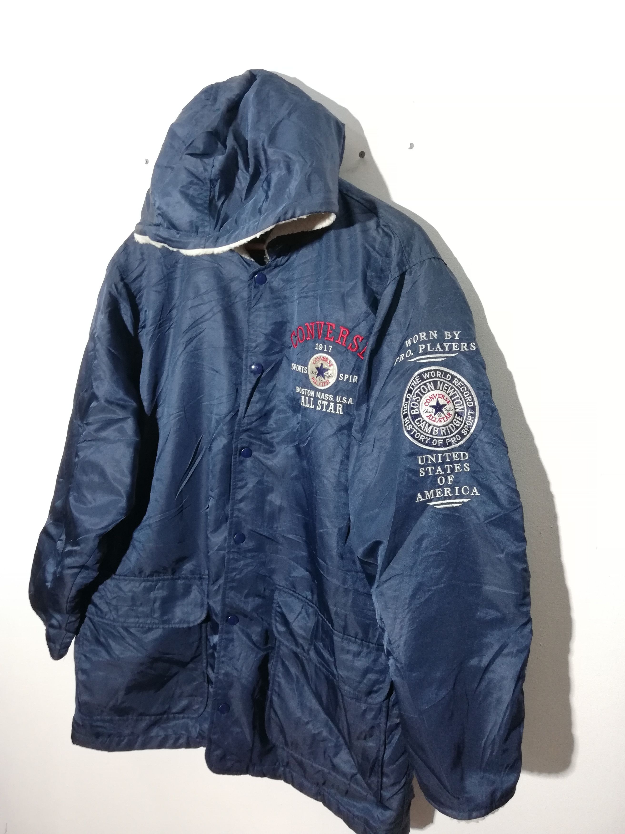 Converse Vintage Converse Windbreaker Big Logo Size US L / EU 52-54 / 3 - 3 Thumbnail