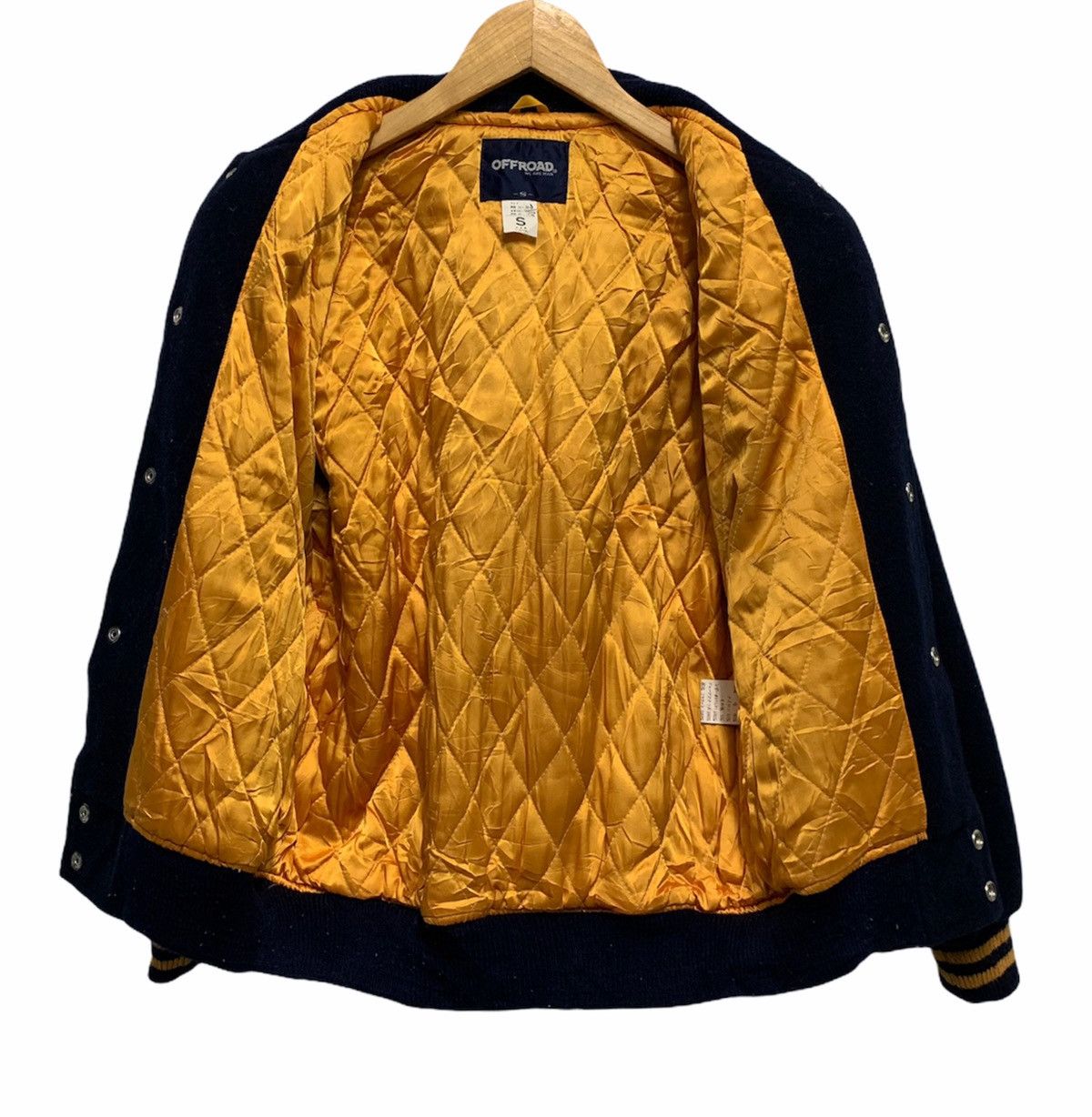 Vintage RARE‼️Baseball Plain Teddy Varsity Letterman Jacket Slimane Size US S / EU 44-46 / 1 - 4 Thumbnail