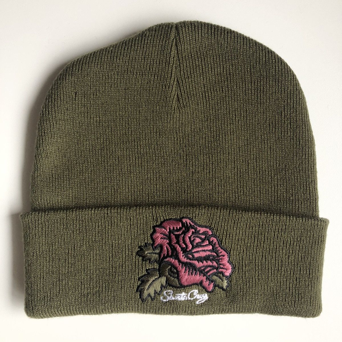 Santa Cruz Skateboards Vintage SC Beanie OLIVE Size ONE SIZE - 1 Thumbnail