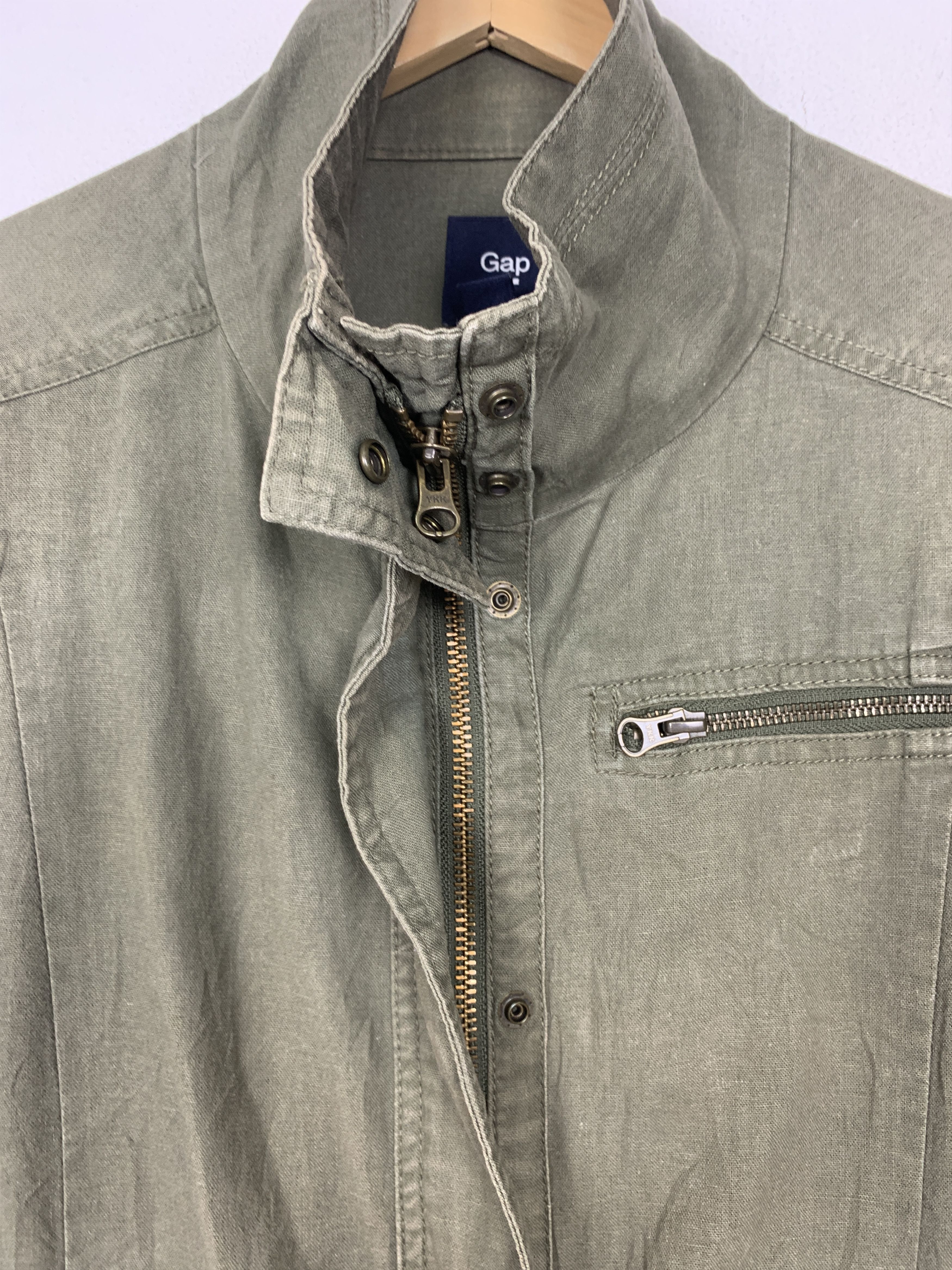 Gap × Vintage Vintage Gap Zip up Button Up Jacket Size US M / EU 48-50 / 2 - 7 Thumbnail