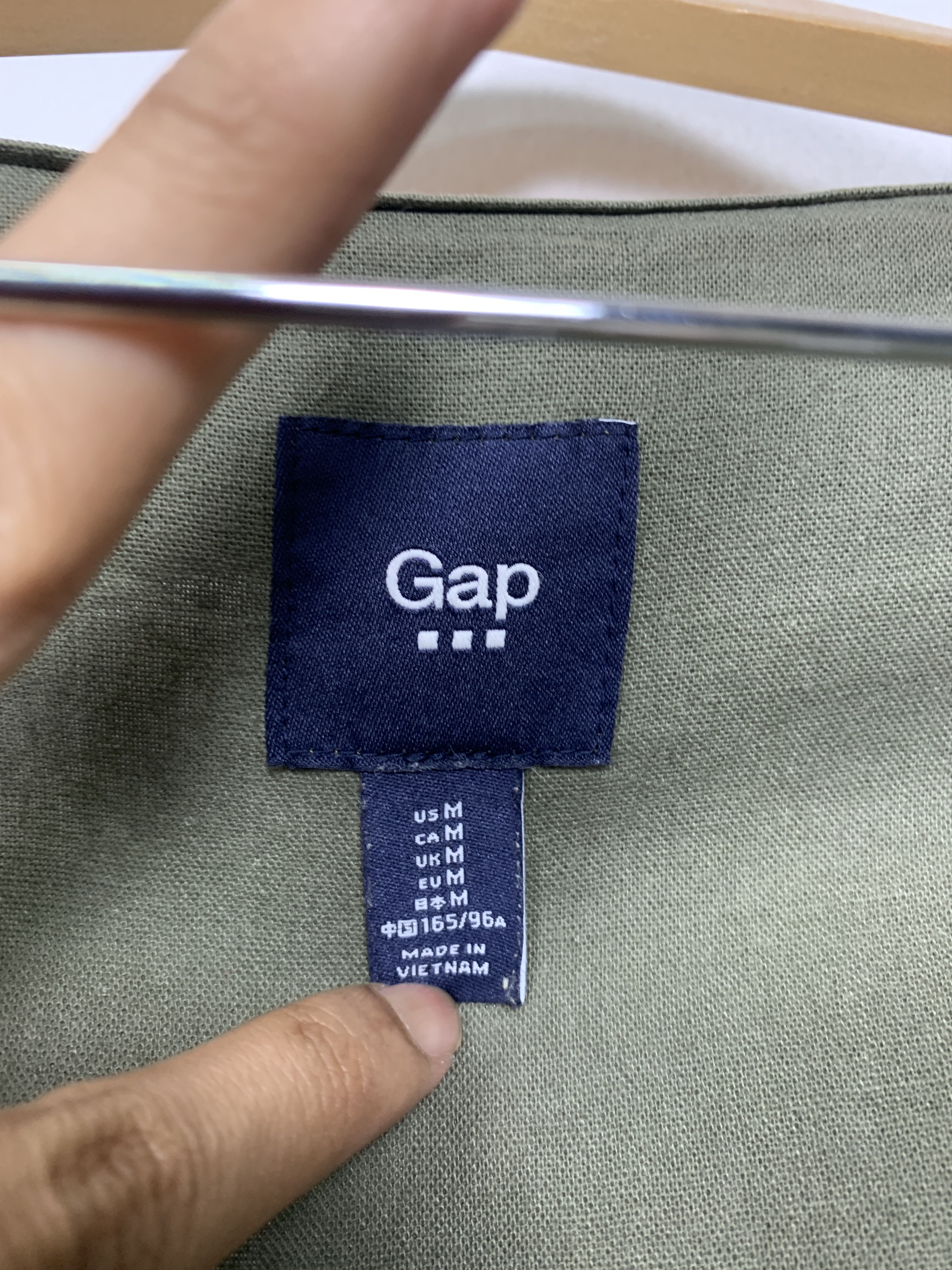 Gap × Vintage Vintage Gap Zip up Button Up Jacket Size US M / EU 48-50 / 2 - 11 Thumbnail