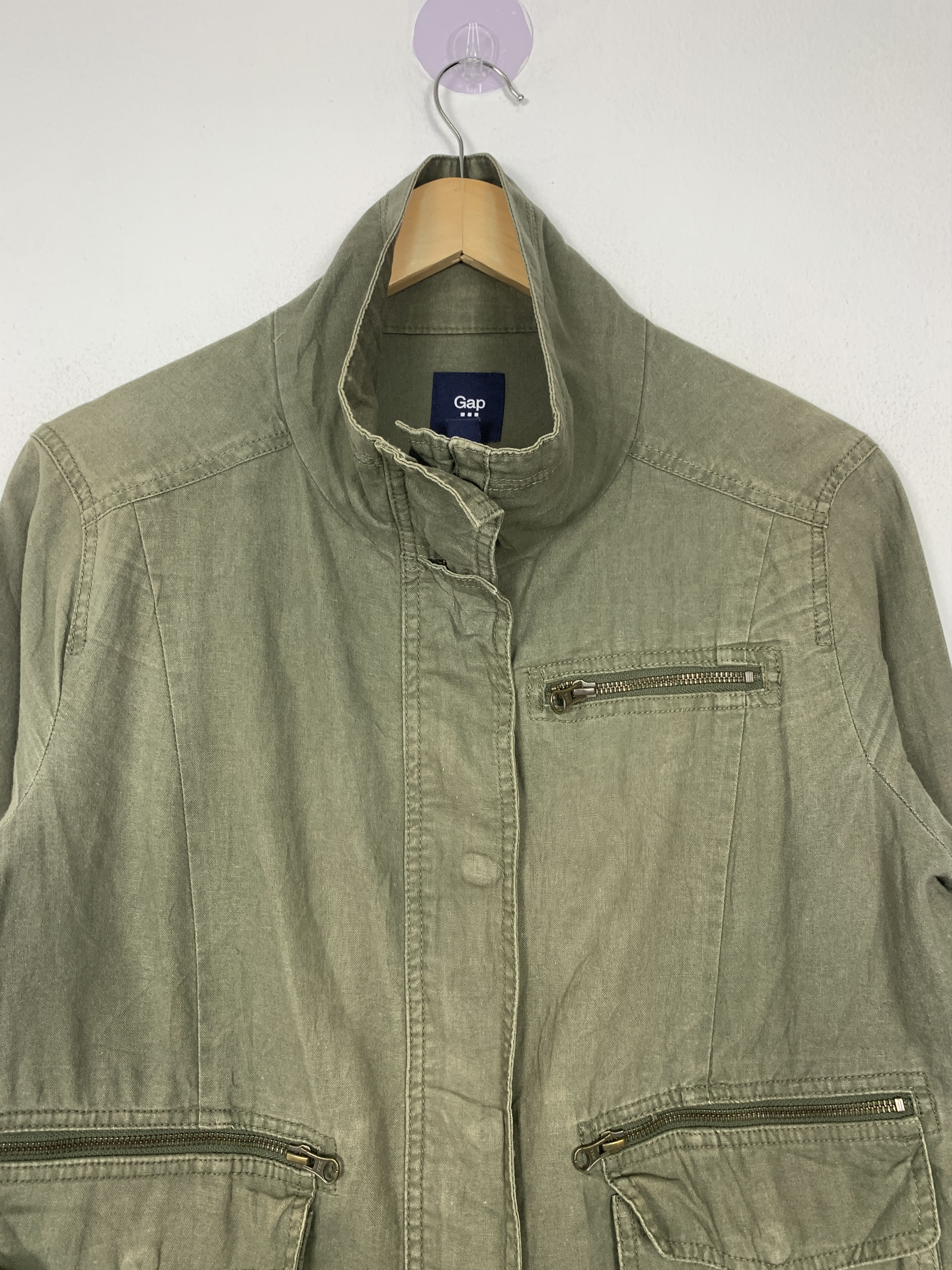 Gap × Vintage Vintage Gap Zip up Button Up Jacket Size US M / EU 48-50 / 2 - 2 Thumbnail
