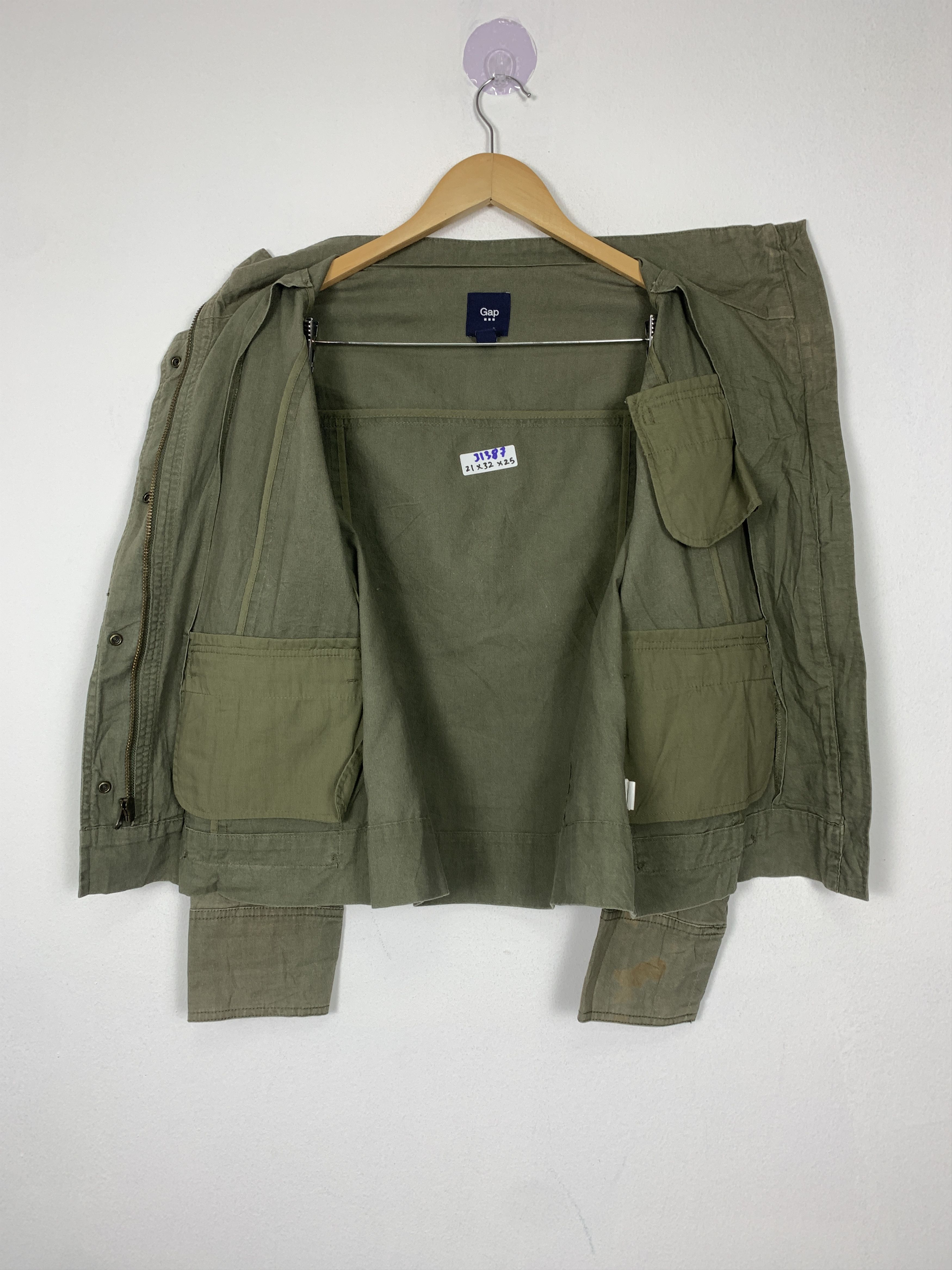 Gap × Vintage Vintage Gap Zip up Button Up Jacket Size US M / EU 48-50 / 2 - 10 Thumbnail