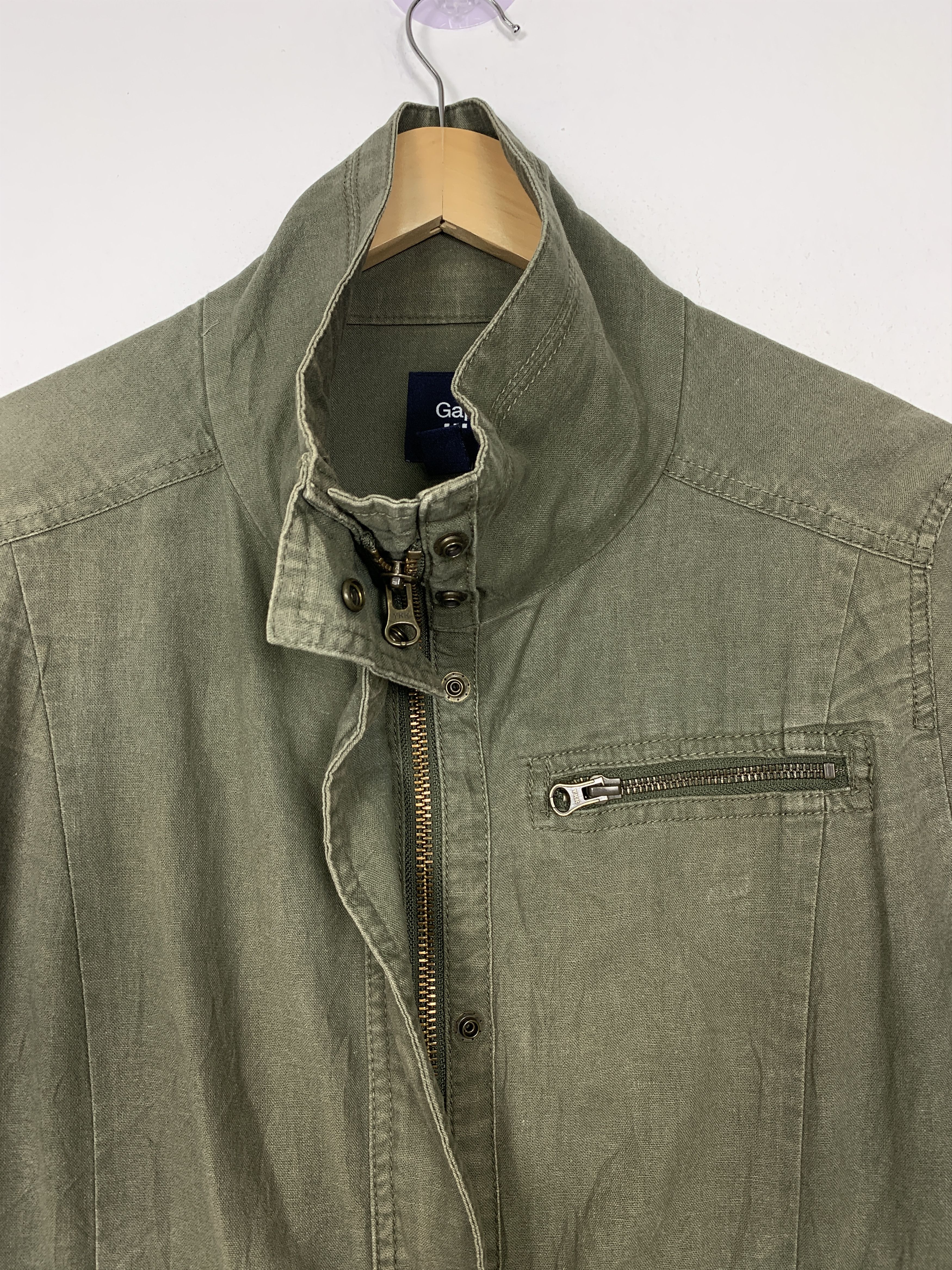 Gap × Vintage Vintage Gap Zip up Button Up Jacket Size US M / EU 48-50 / 2 - 8 Thumbnail