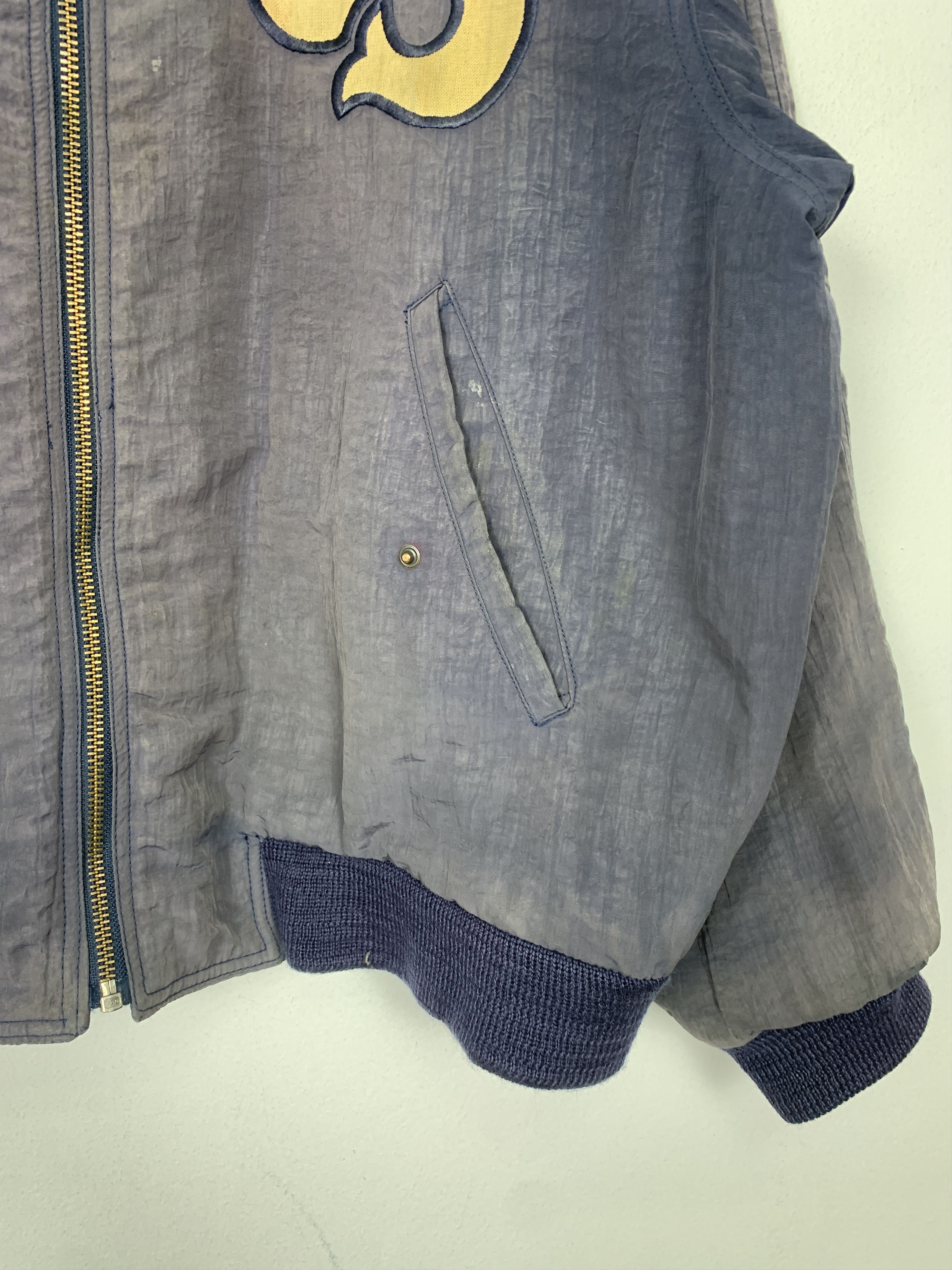 Japanese Brand Vintage US Faded Zip Up Bombers Jacket J1384 Size US M / EU 48-50 / 2 - 5 Thumbnail
