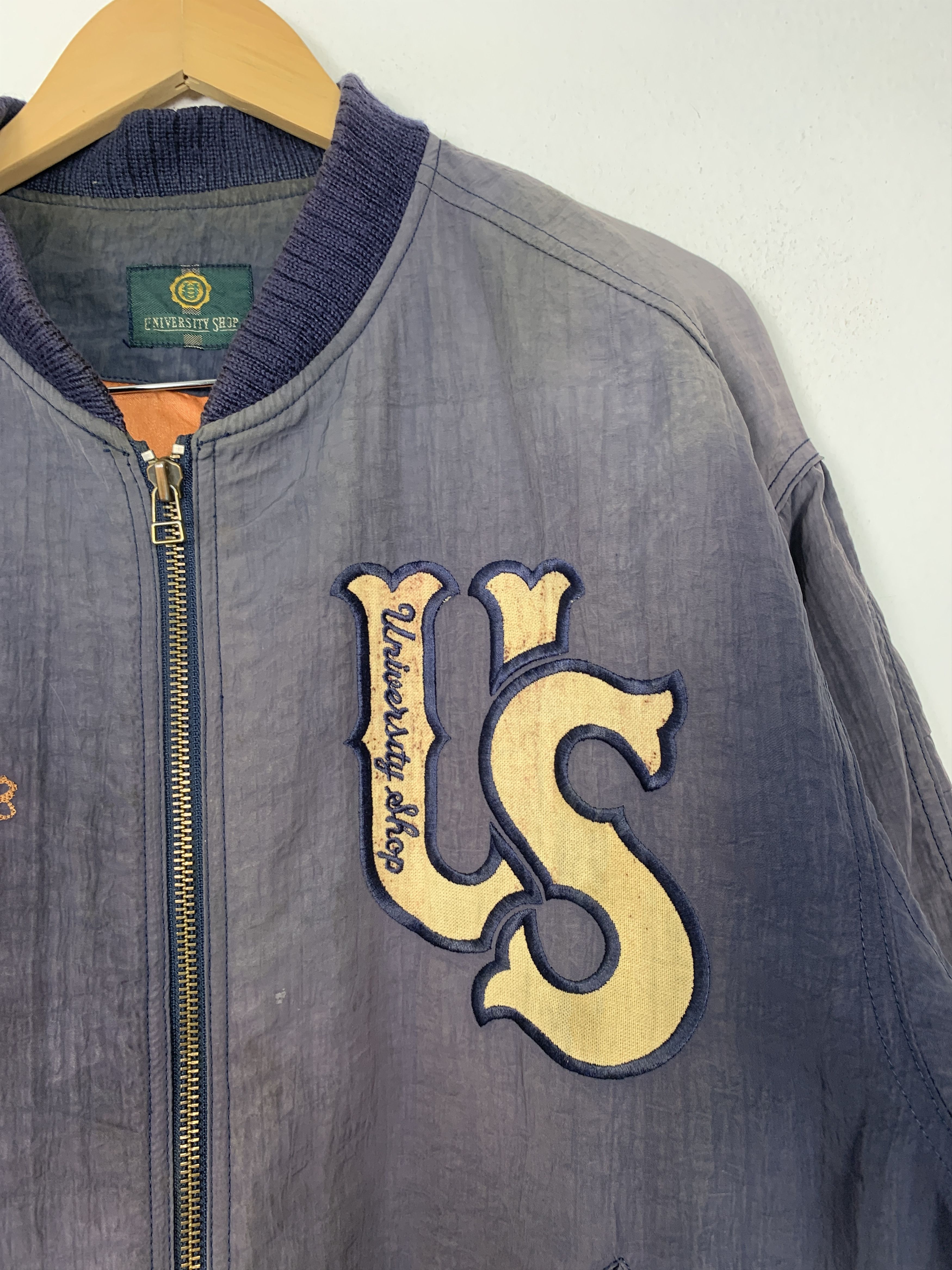 Japanese Brand Vintage US Faded Zip Up Bombers Jacket J1384 Size US M / EU 48-50 / 2 - 4 Thumbnail