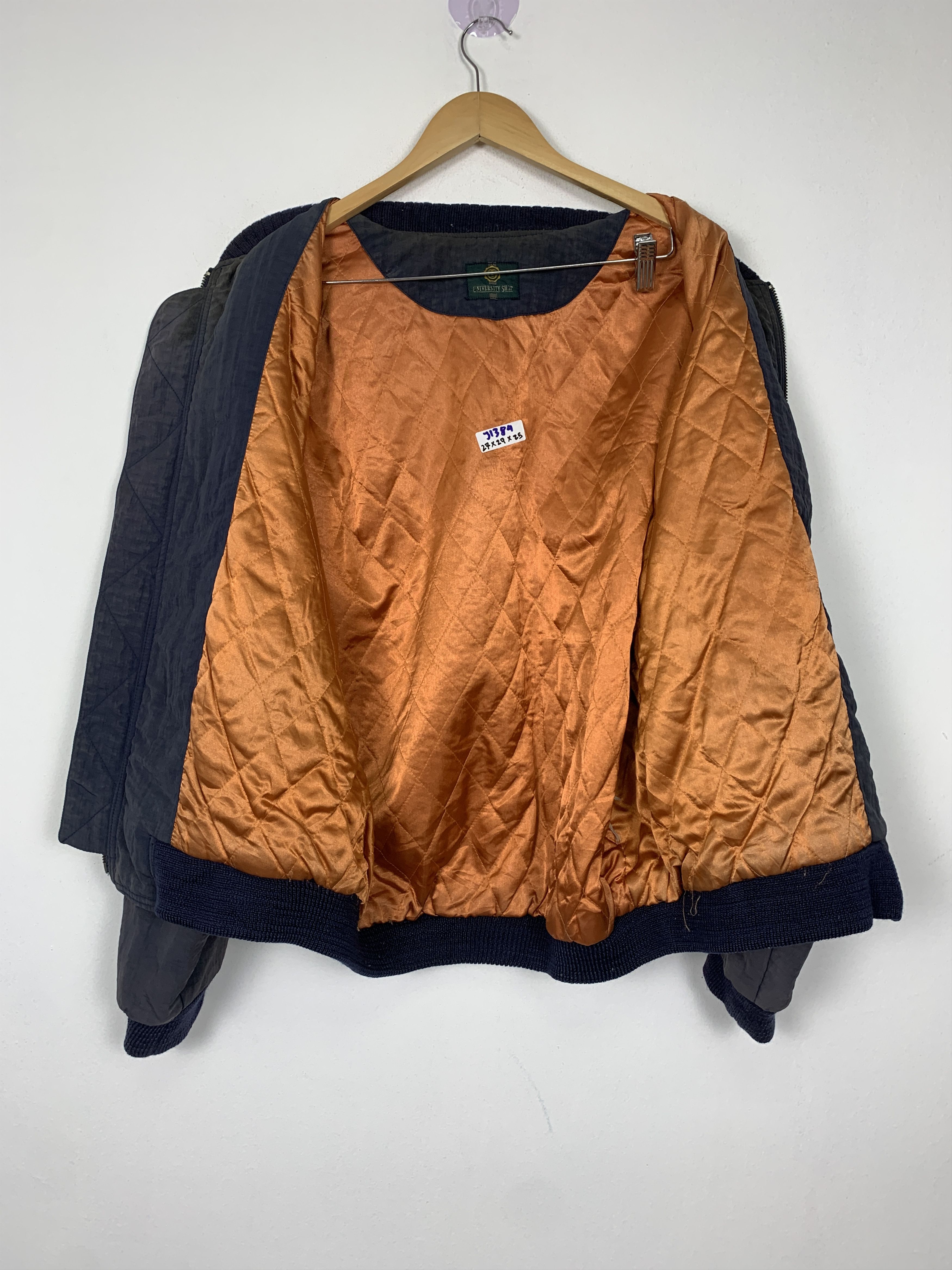 Japanese Brand Vintage US Faded Zip Up Bombers Jacket J1384 Size US M / EU 48-50 / 2 - 9 Thumbnail