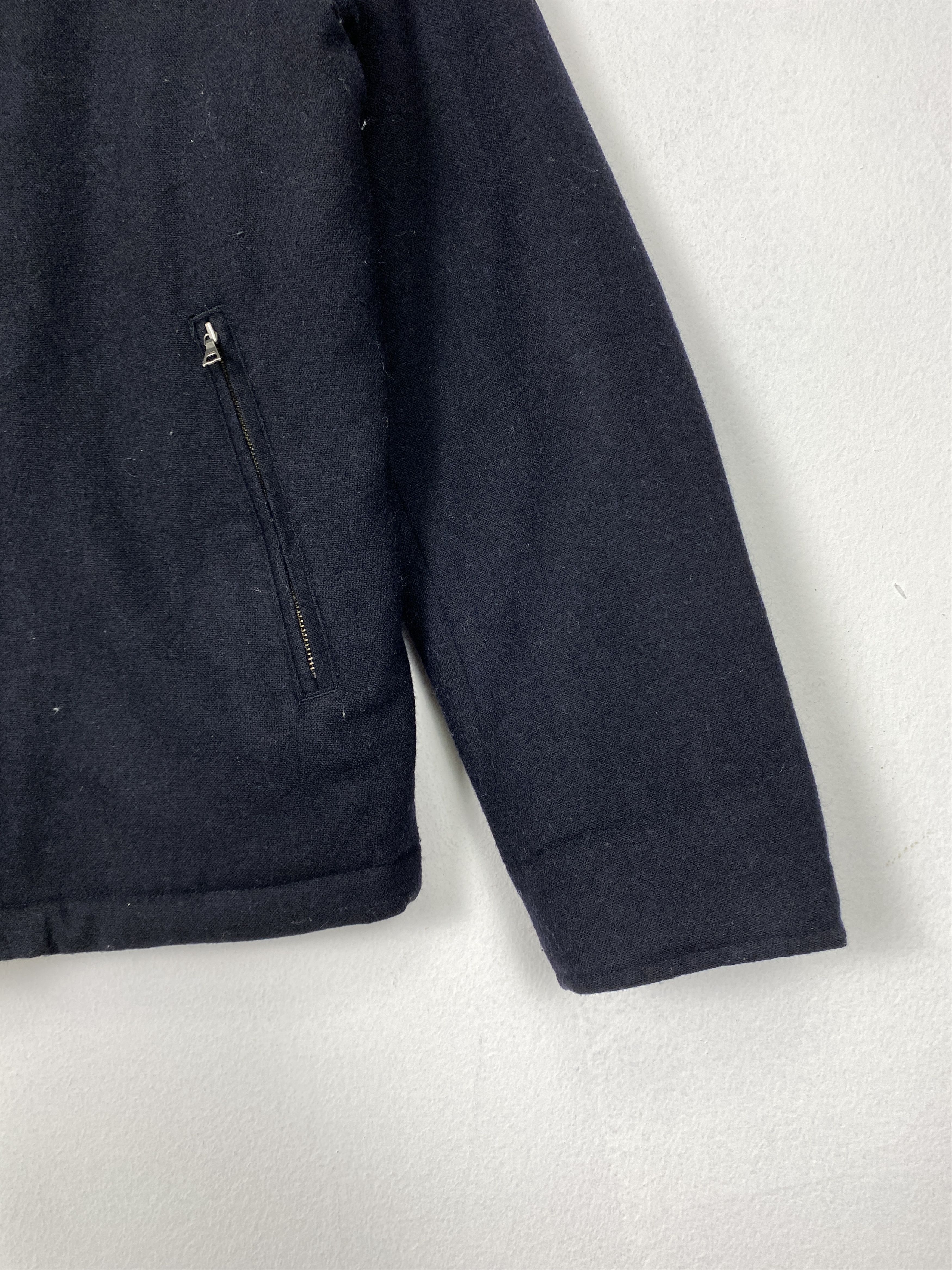 Ships Jet Blue Vintage Ships Jet Blue Hoodie Button Up Jacket J1370 Size US S / EU 44-46 / 1 - 4 Thumbnail